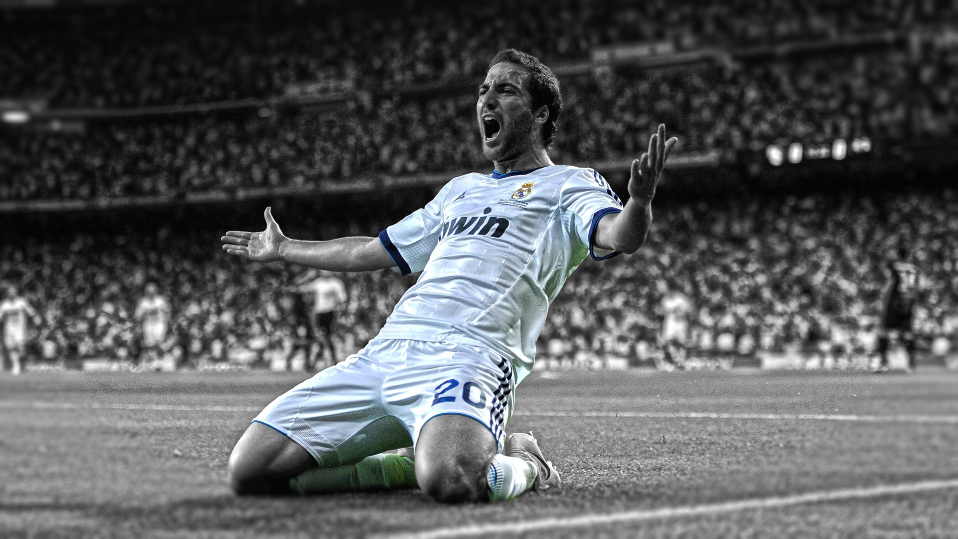 Real Madrid Gonzalo Higuain Men Soccer 1920x1080