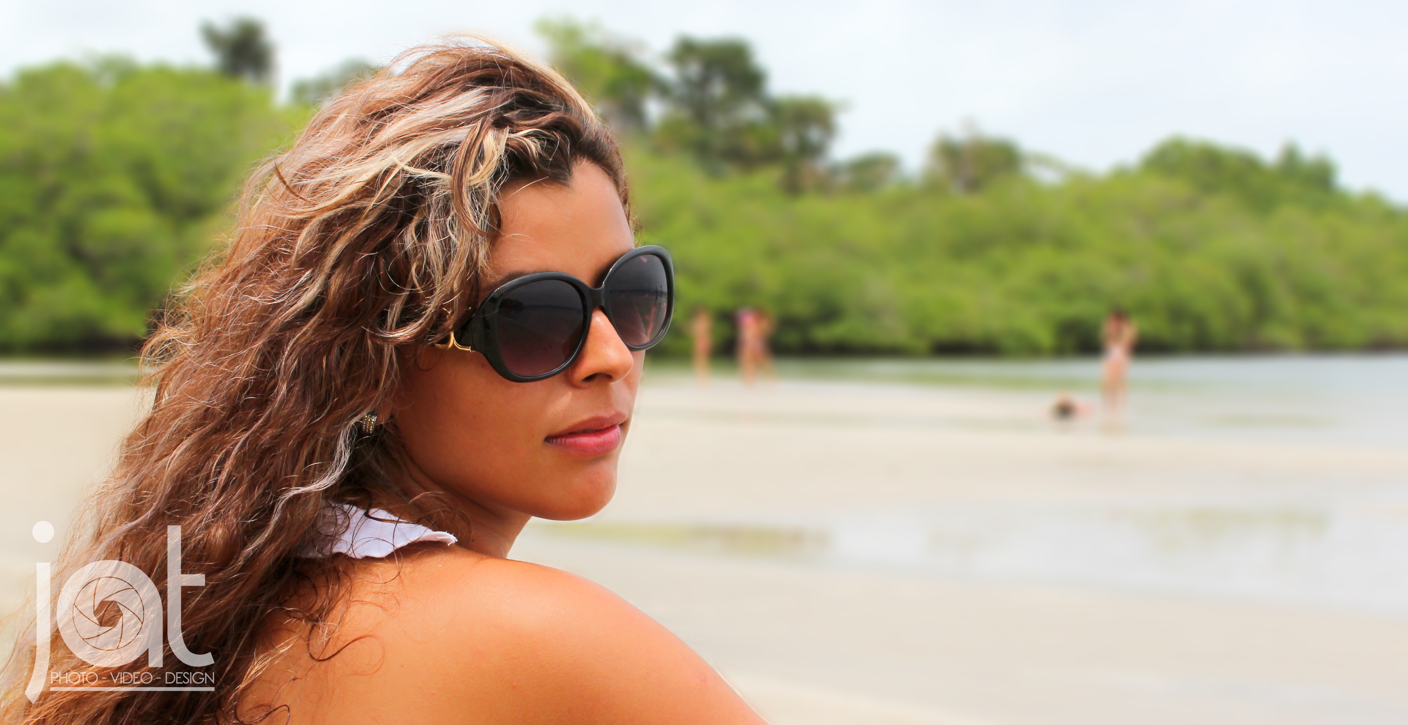 Model Bocas Town Bocas Del Toro Panama Beach Face Women 4500x2316