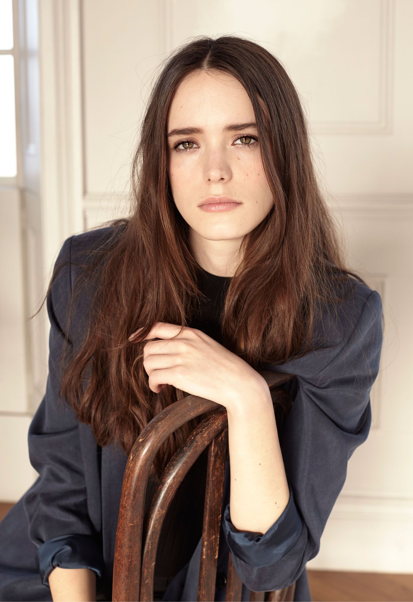 Stacy Martin Women Actress French French Actress Brunette Long Hair Women Indoors Sitting 1440x2100