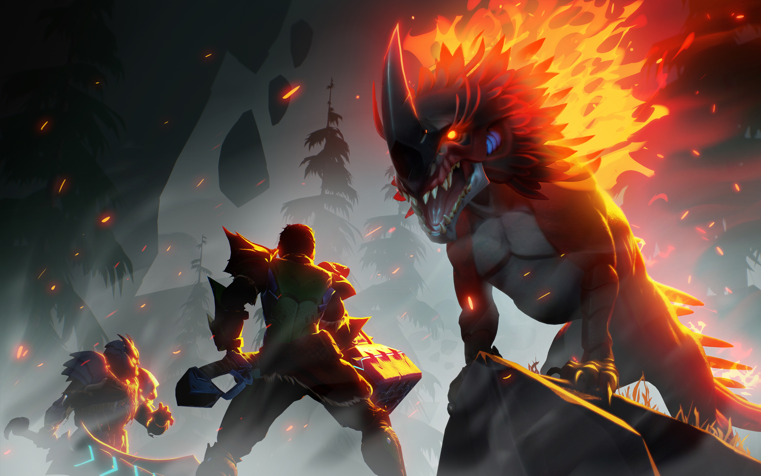 Video Games Dauntless VideoGame Behemoth Dauntless Creature Hunters 2560x1600