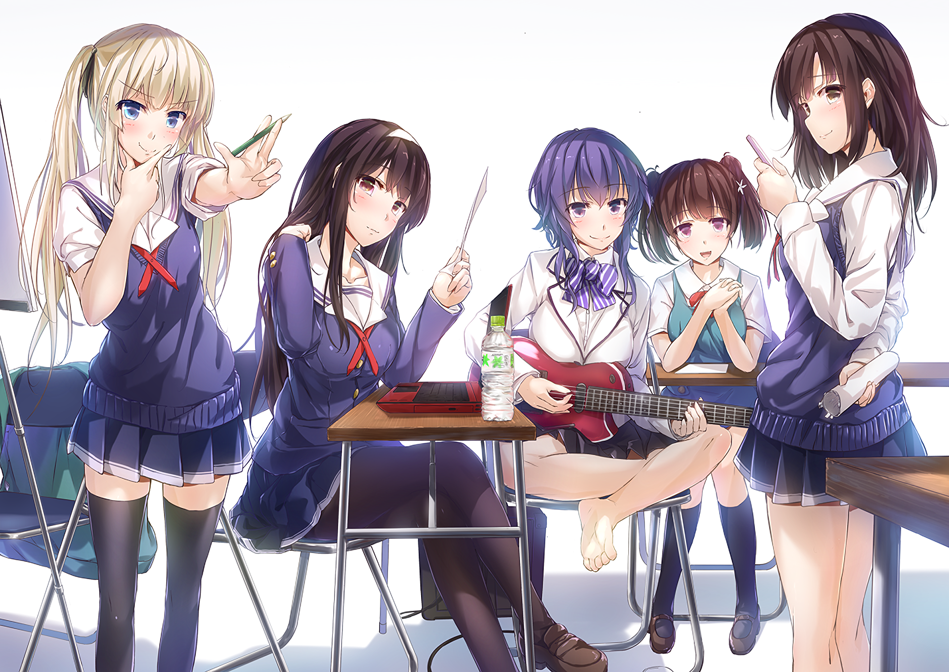 Saenai Heroine No Sodatekata Anime Girls Sawamura Eriri Spencer Kasumigaoka Utaha Katou Megumi Hyoud 1920x1360