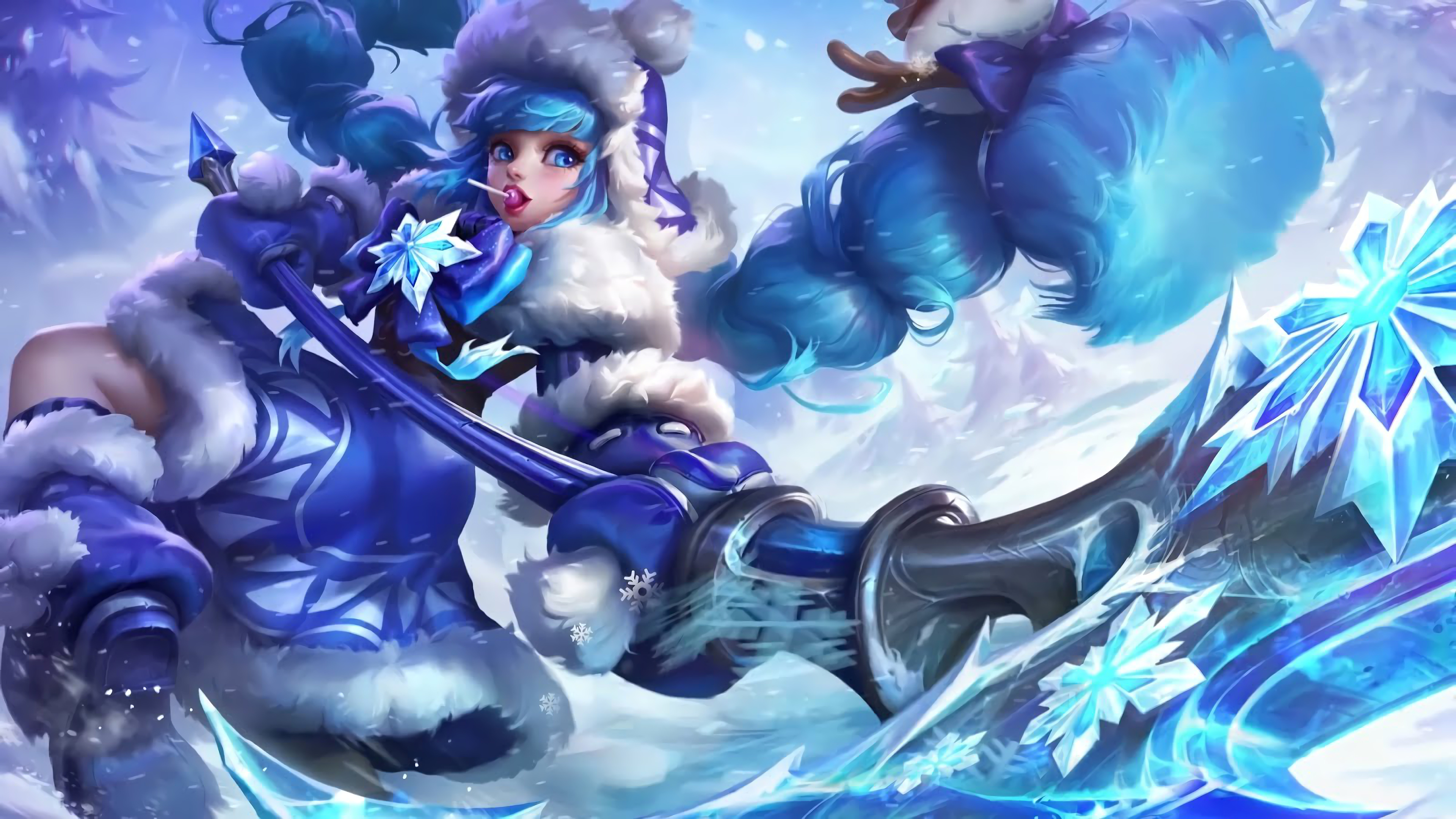 Mobile Legends Ruby Edelweiss Blue 3840x2160