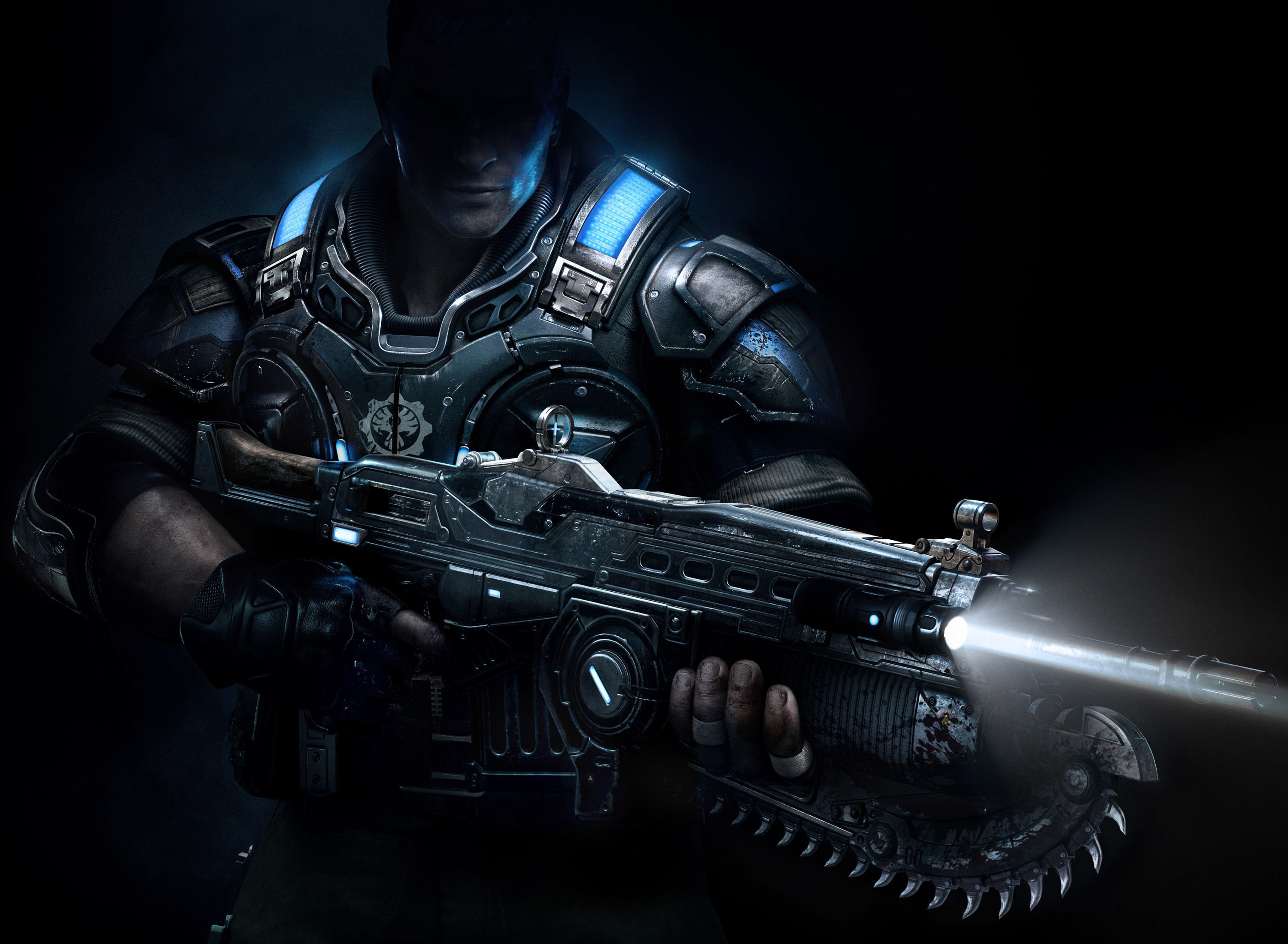 Gears Of War 4 Soldier Armor Rifle 3000x2200