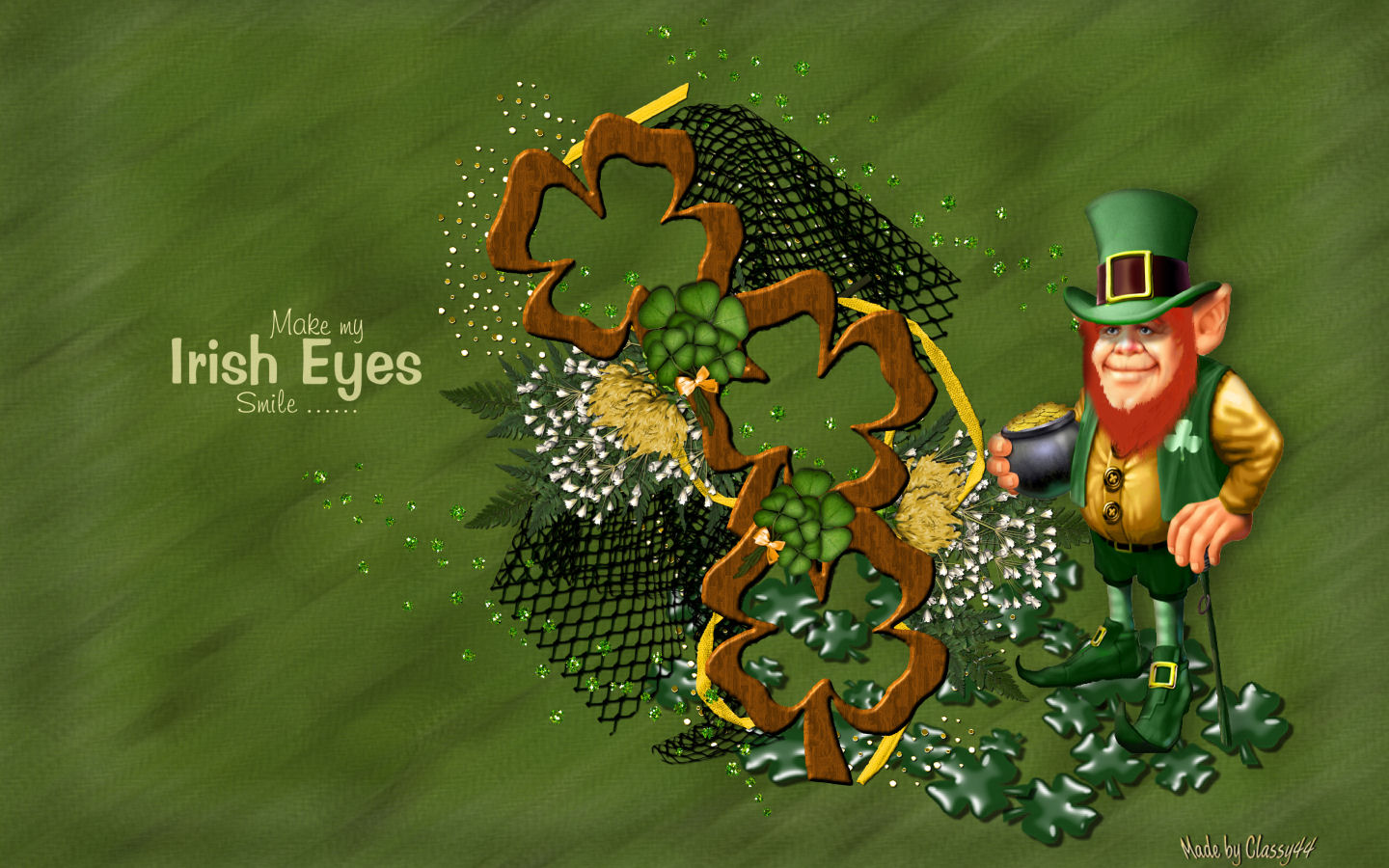 St Patricks Day Leprechaun 1440x900