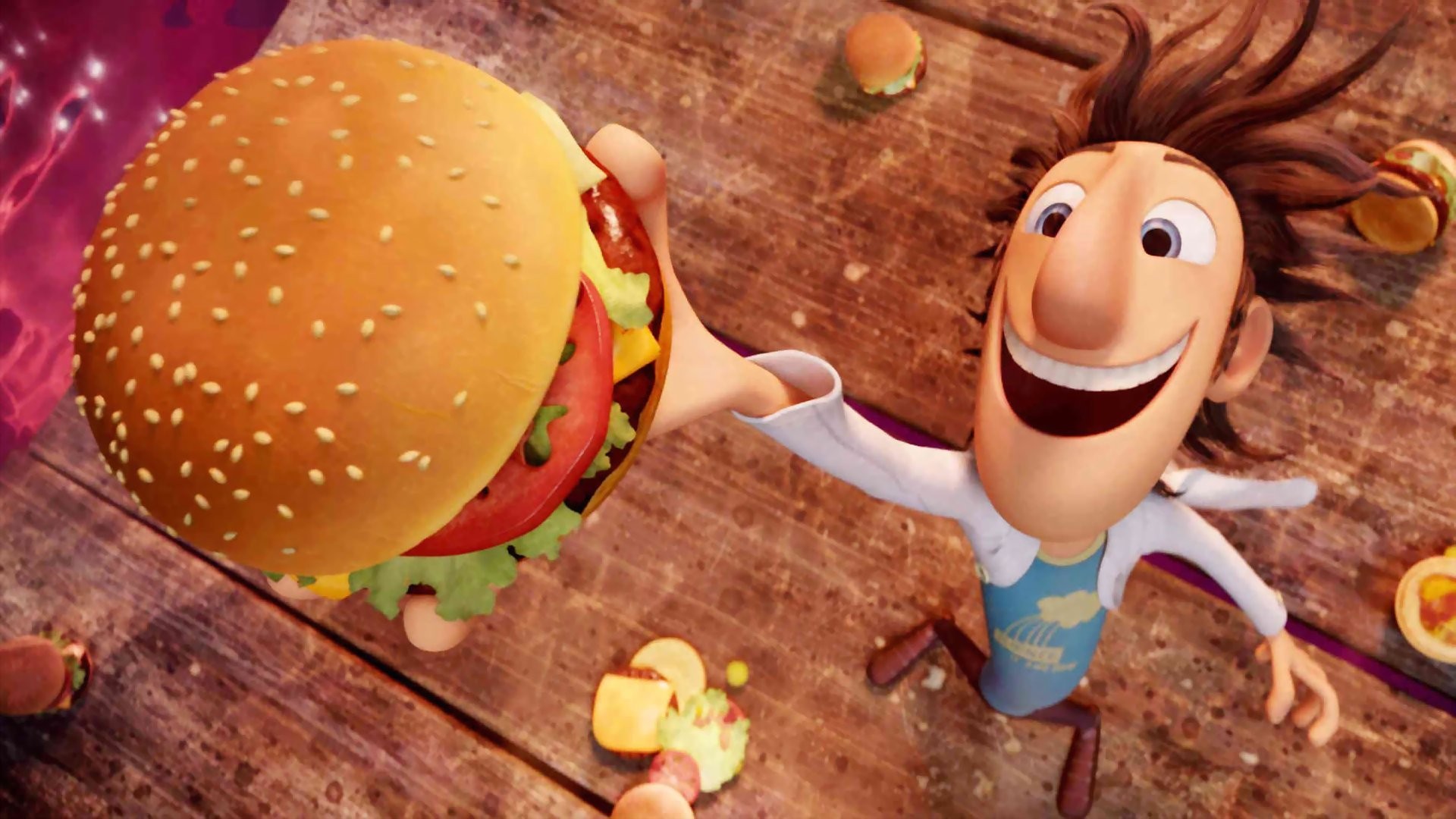 Cloudy With A Chance Of Meatballs Flint Lockwood 1920x1080