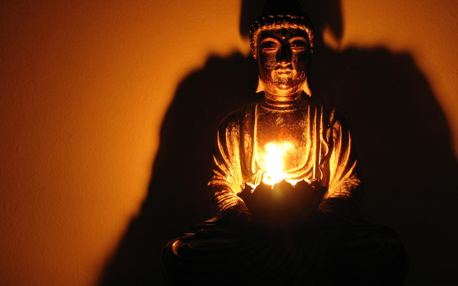 Buddha Meditation Spiritual Buddhism Candles Religion 1920x1200