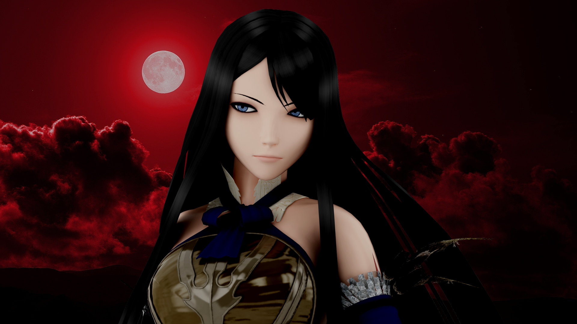 Castlevania Order Of Ecclesia Shanoa Castlevania Moon Digital Art Castlevania 1920x1080