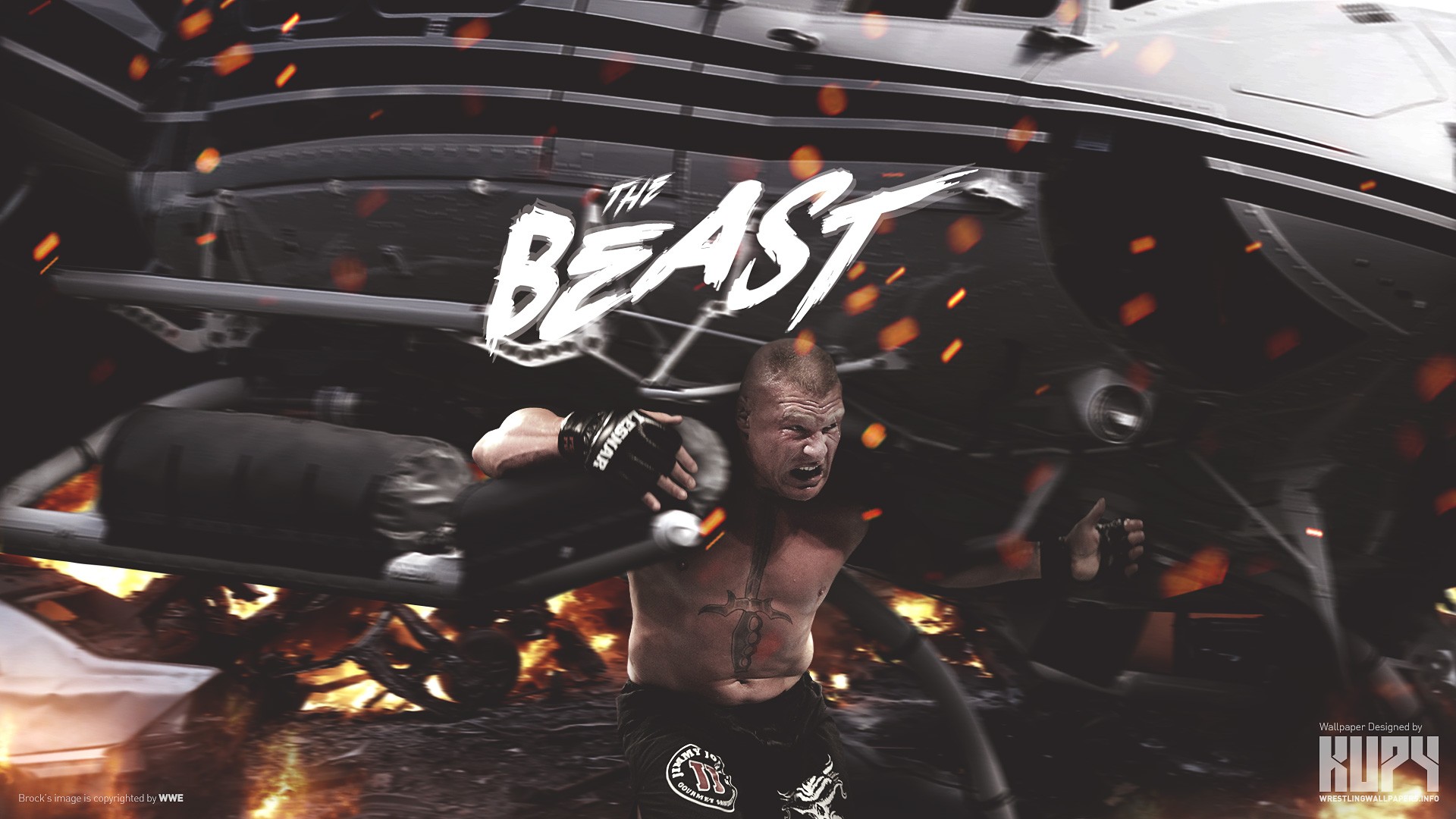 WWE Brock Lesnar Wrestling 1920x1080