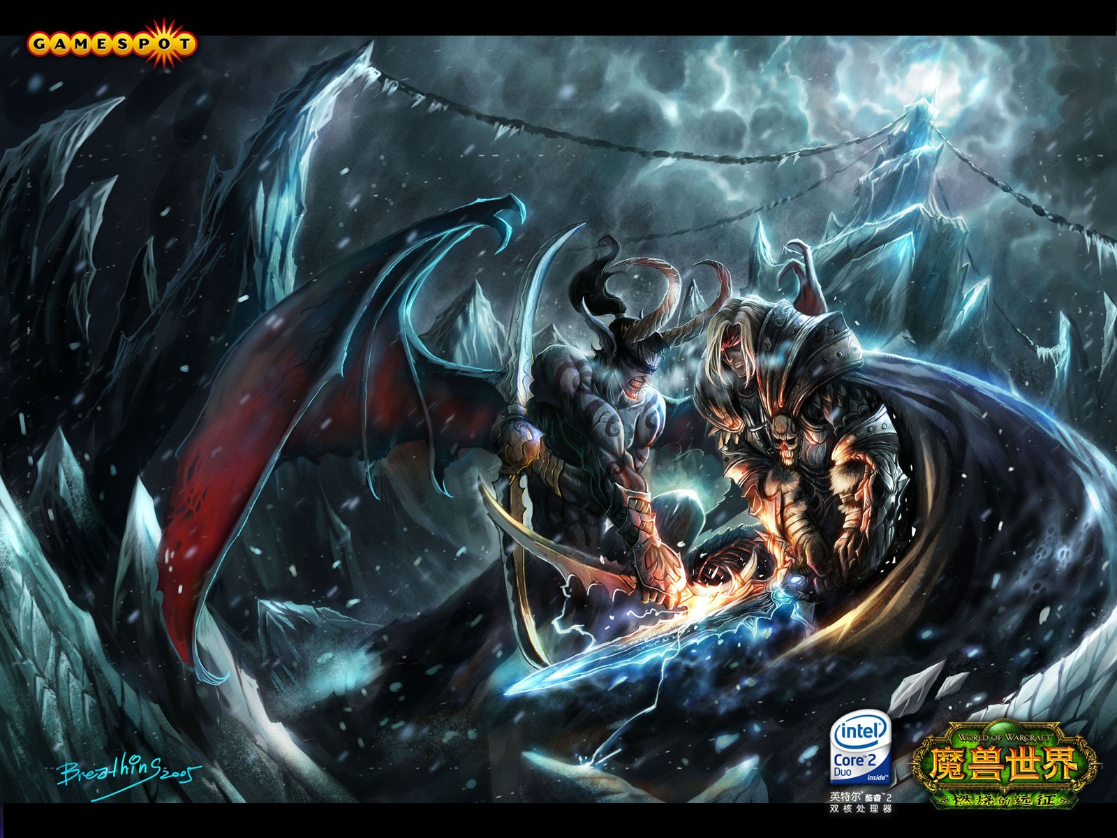 World Of Warcraft Illidan Stormrage Arthas 1600x1200