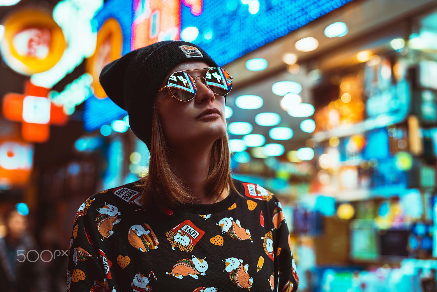 Women Blonde Glasses Street Model Depth Of Field 500px Daria Klepikova Women With Shades Cyan 1500x1001