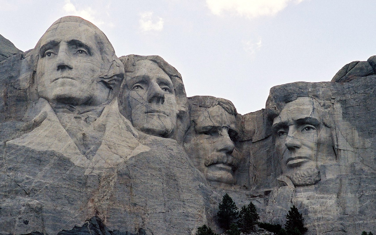 Mount Rushmore George Washington Thomas Jefferson Theodore Roosevelt Abraham Lincoln 1440x900