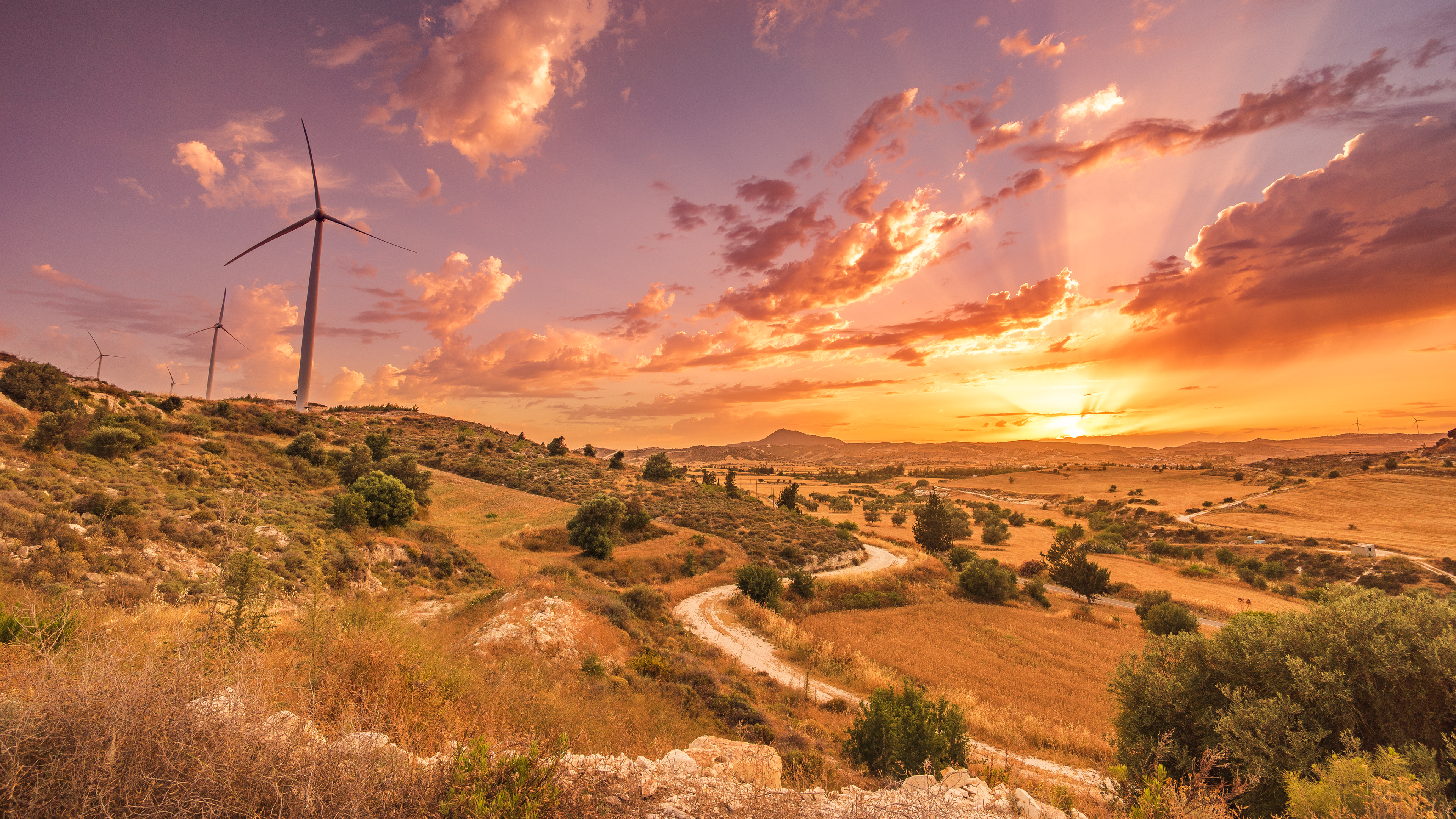 Landscape Ultra HD Sky Sunlight Clouds 3840x2160