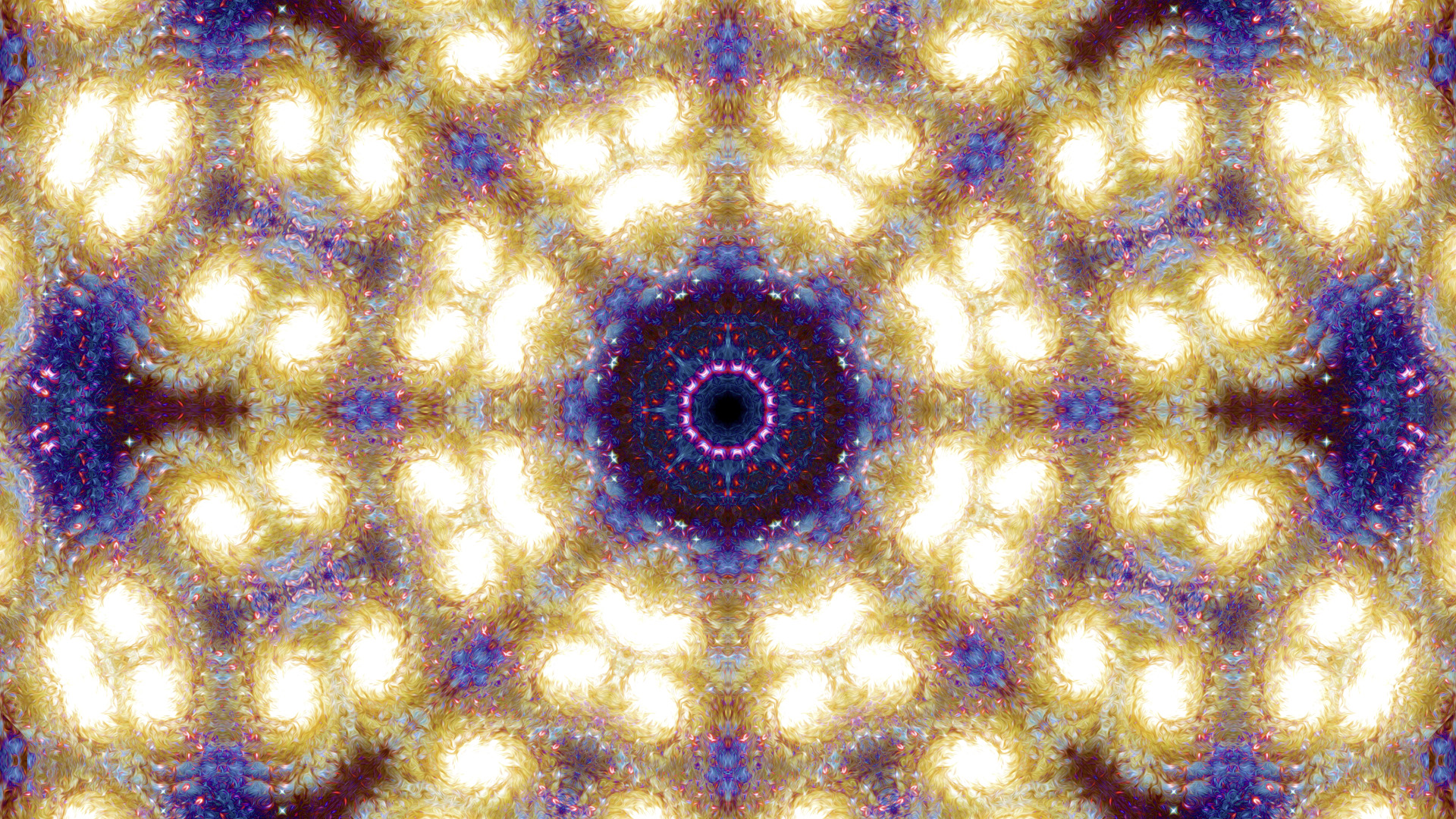 Artistic Manipulation Digital Art Abstract Mandala Space Energy Pattern 1920x1080