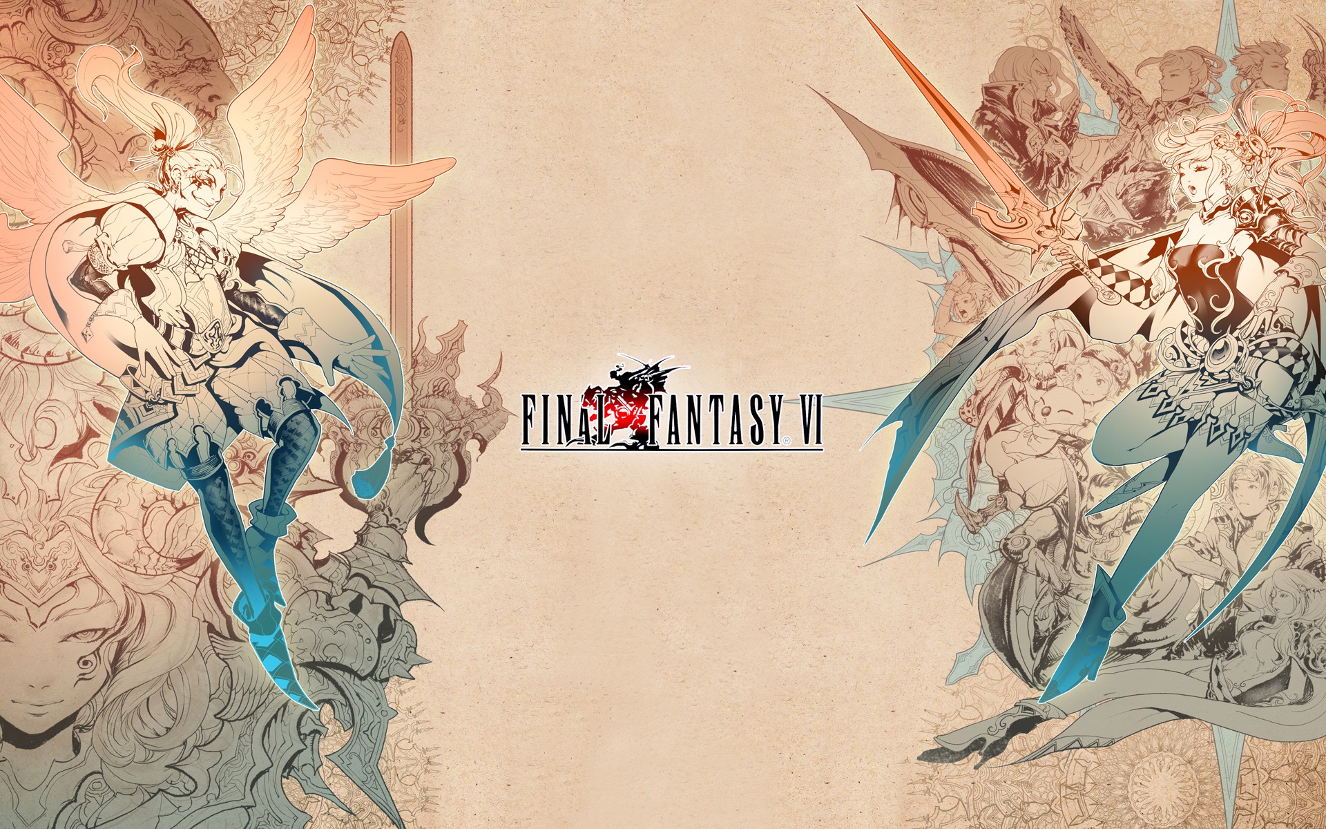 Video Games Final Fantasy Final Fantasy Vi Sword Wings Square Enix Kefka Palazzo Terra Branford 1920x1200