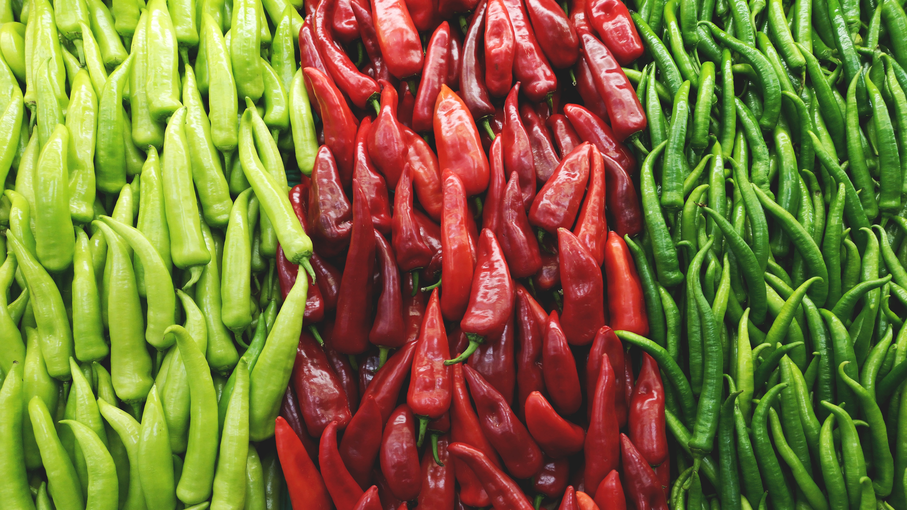 Food Colorful Vegetables Peppers 3840x2160