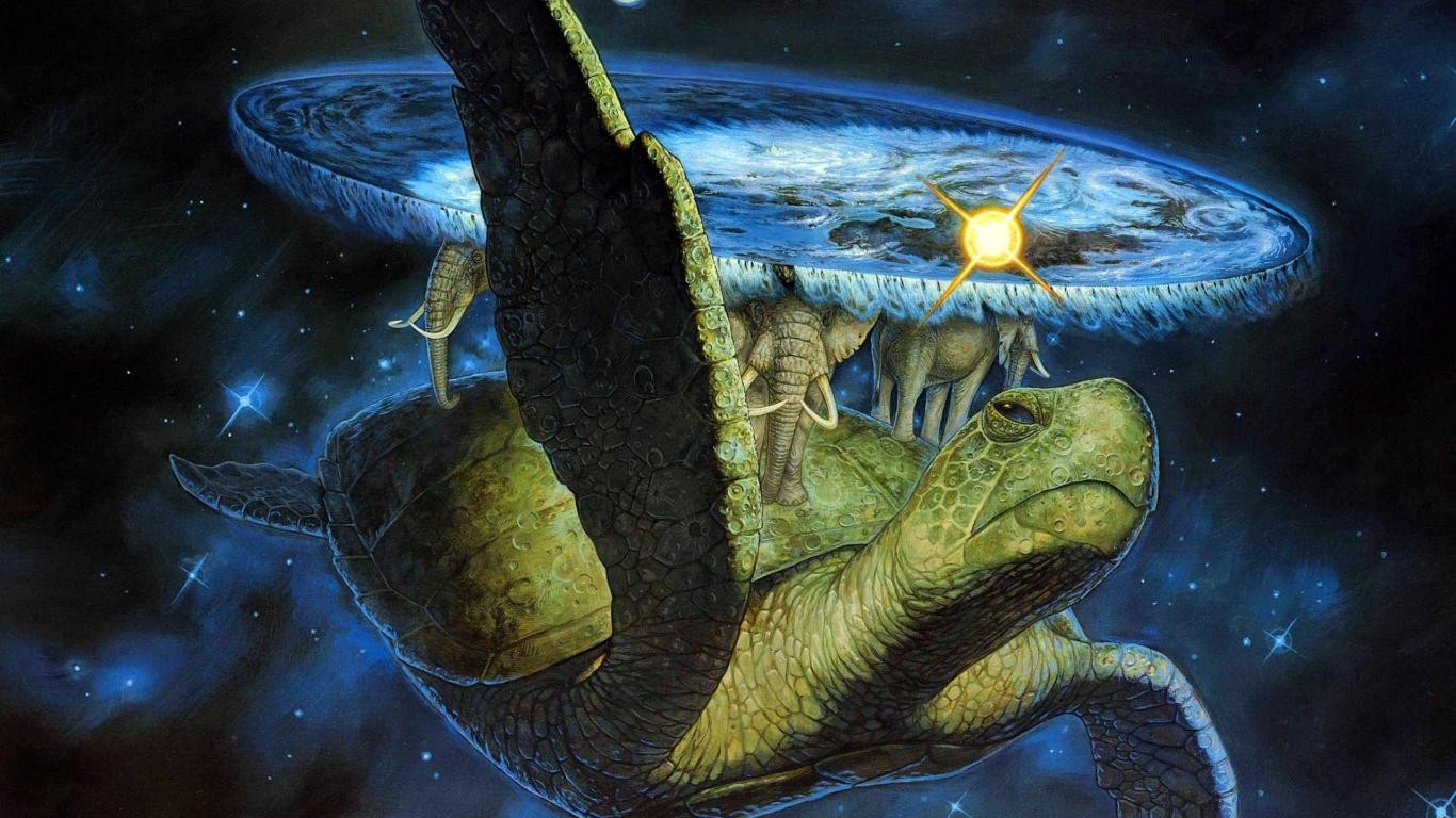 Discworld Fantasy Art Artwork Terry Pratchett 1366x768