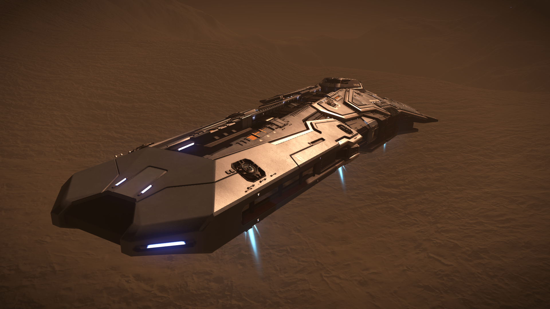 Elite Dangerous Federal Corvette Spaceship Screen Shot PC Gaming 1920x1080