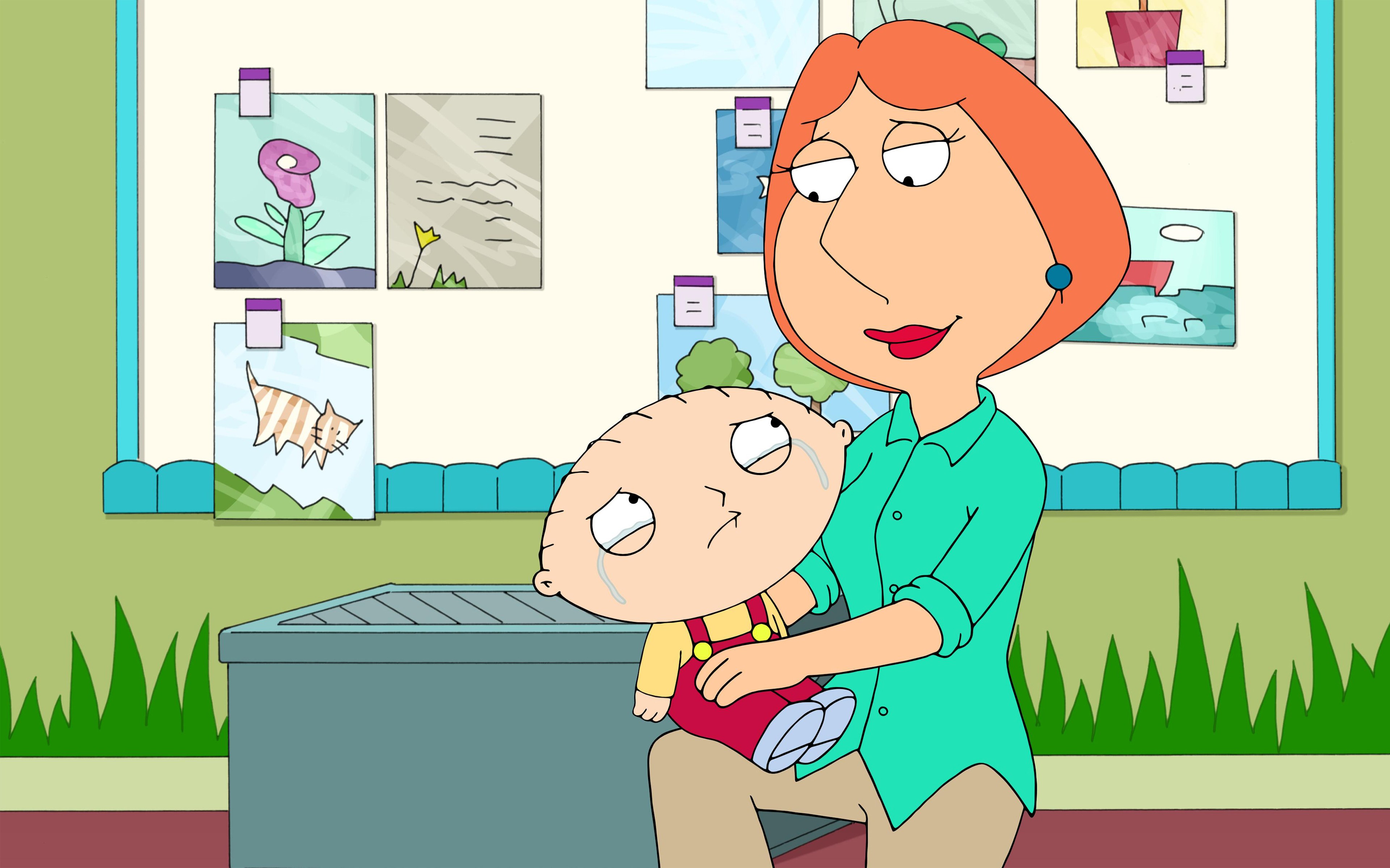 Family Guy Lois Griffin Crying Stewie Griffin Stewie Griffin 3840x2400