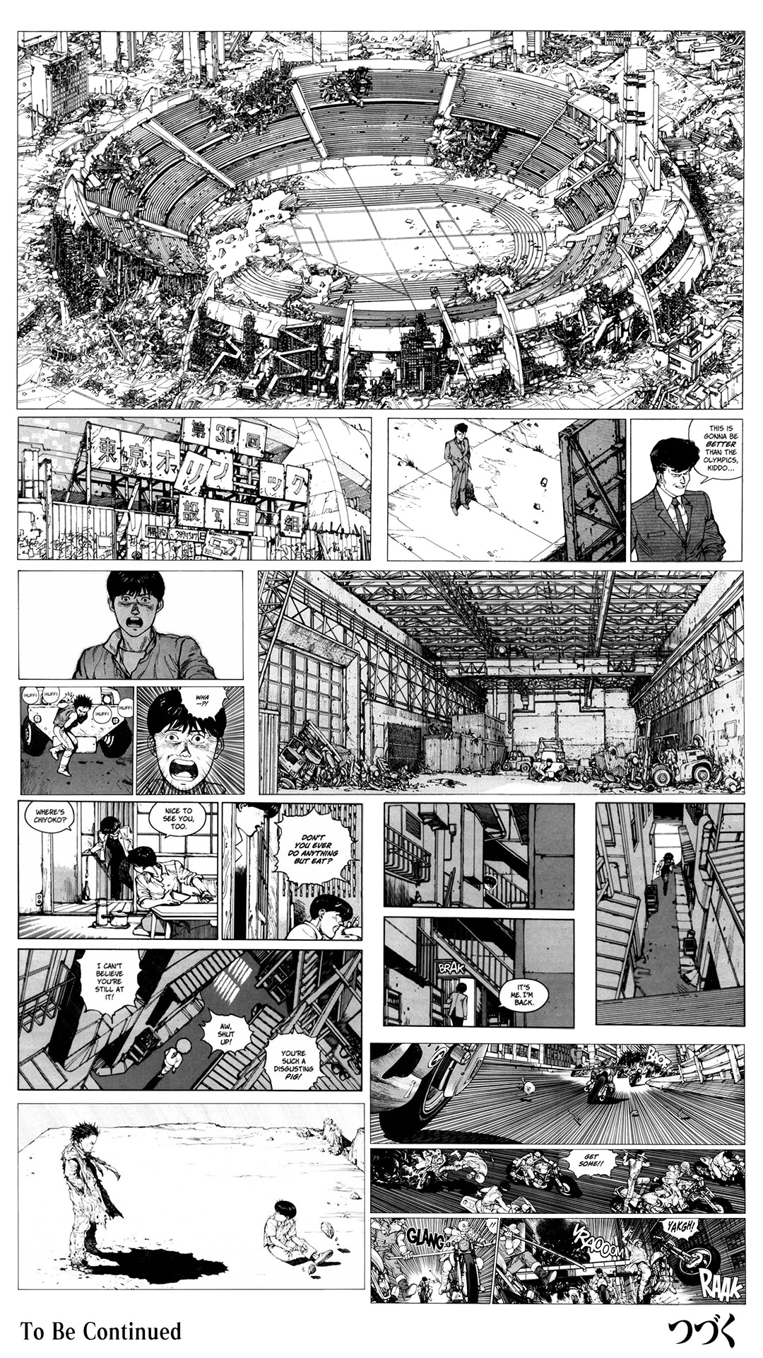 Akira Anime Manga Monochrome Monochrome Translated Speech Bubble 1080x1920