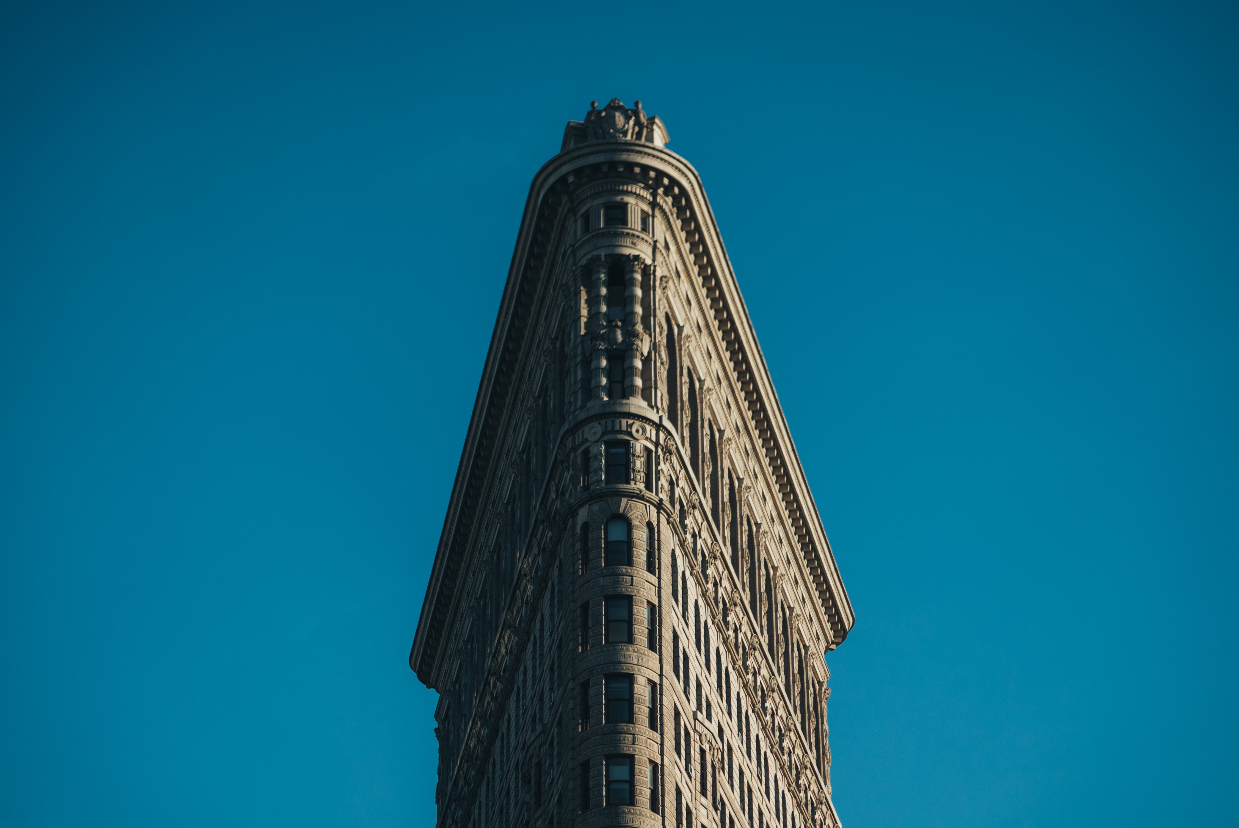 New York City Building Flatiron Building Sky Low Angle 4166x2783