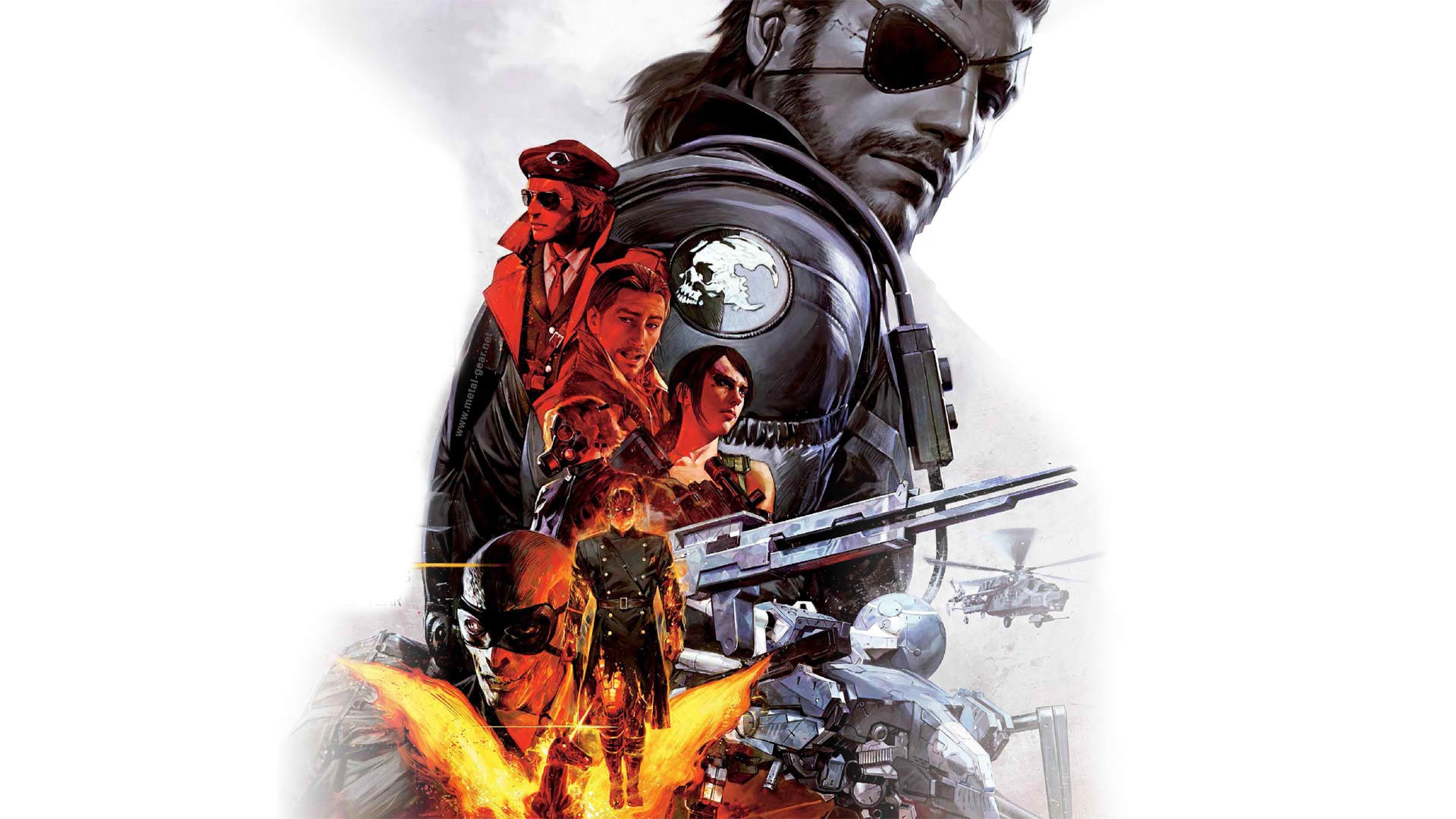 Artwork Metal Gear Solid Metal Gear Solid V The Phantom Pain Revolver Ocelot Venom Snake 1920x1080
