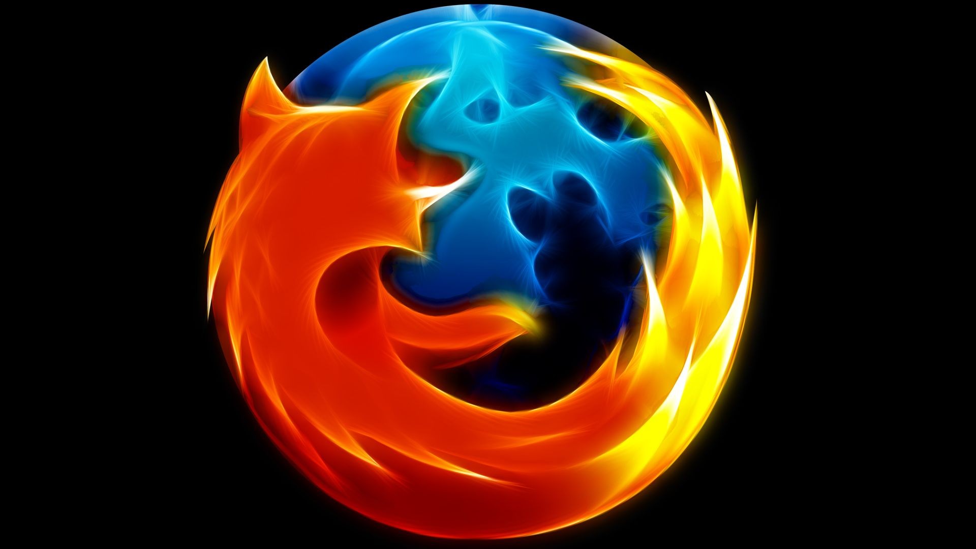 Mozilla Firefox Logo Internet Orange 1920x1080