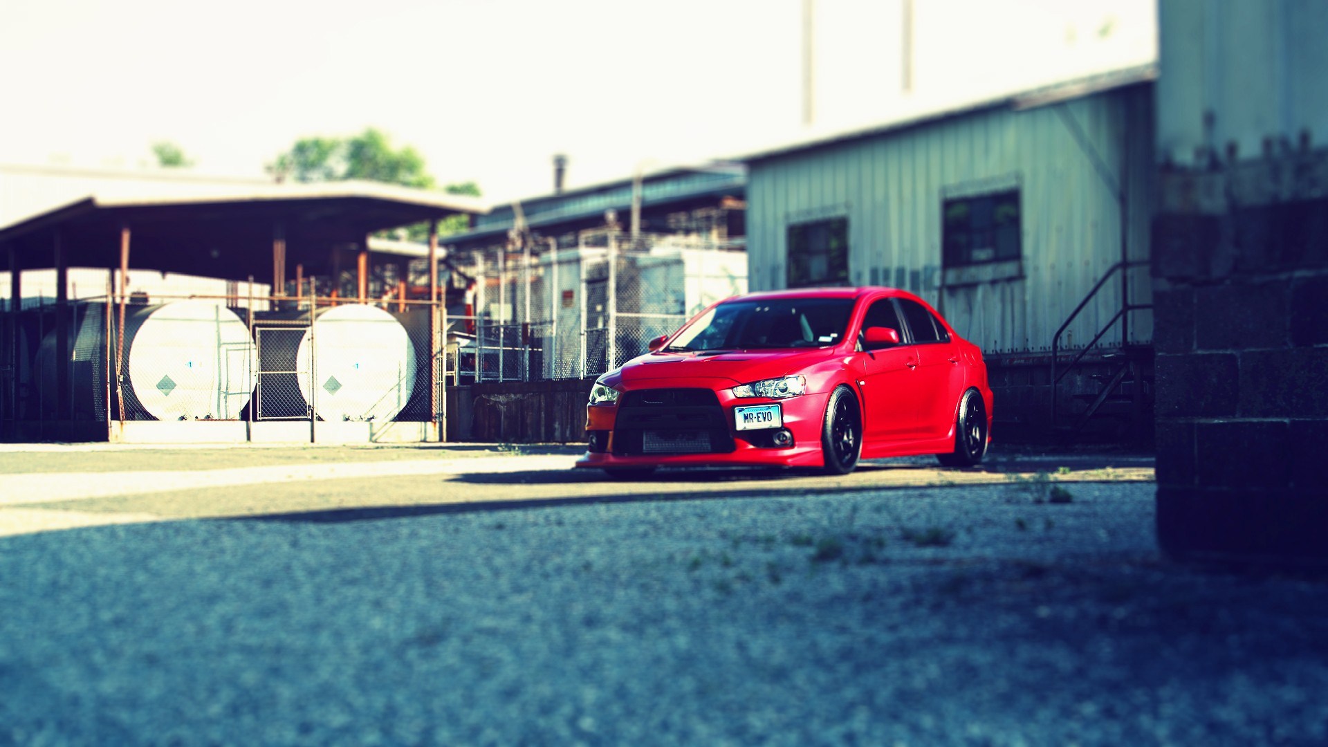 Vehicles Mitsubishi Lancer Evolution X 1920x1080