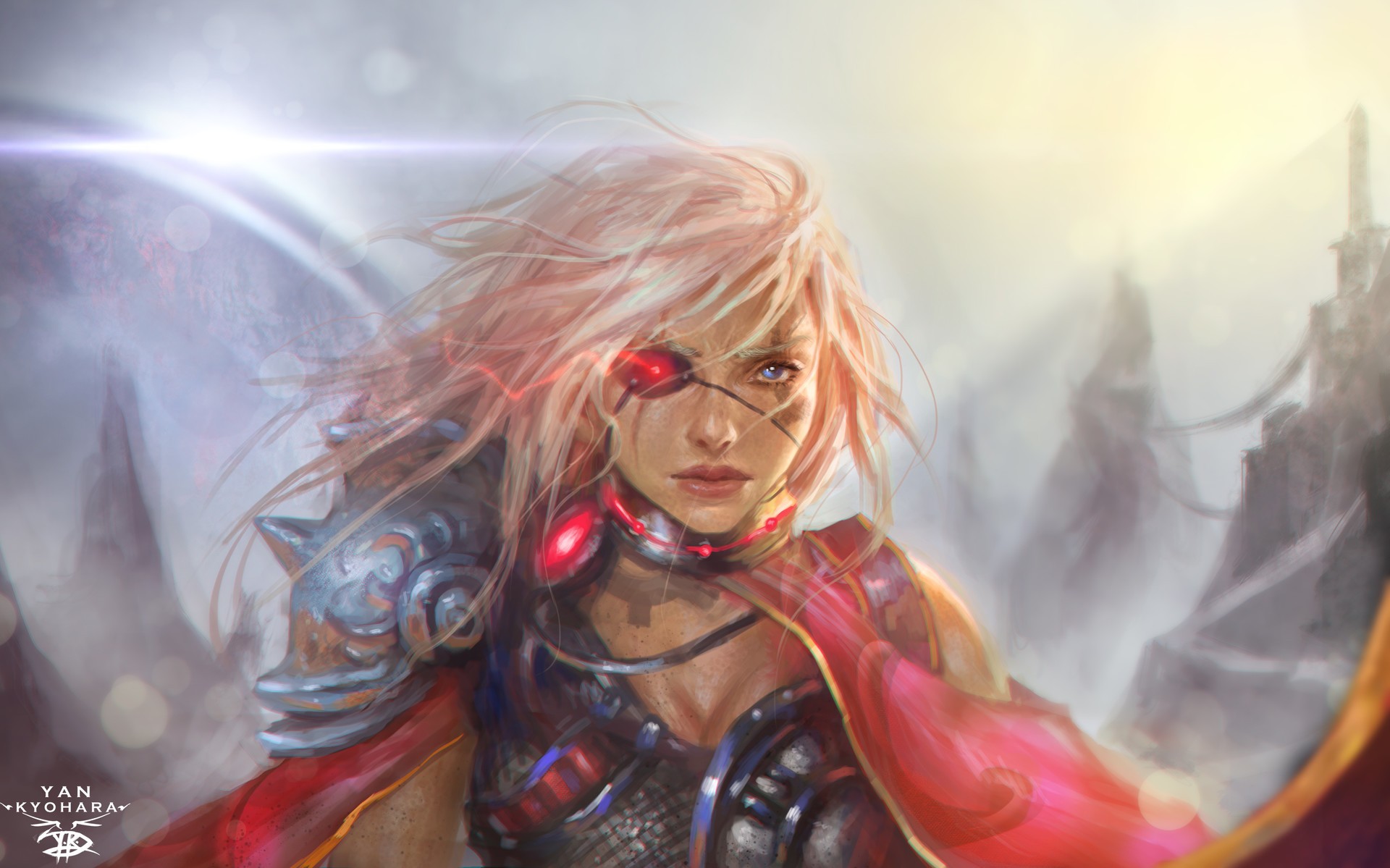 Fantasy Art Futuristic Warrior The Honourable Woman Yan Kyohara 1920x1199