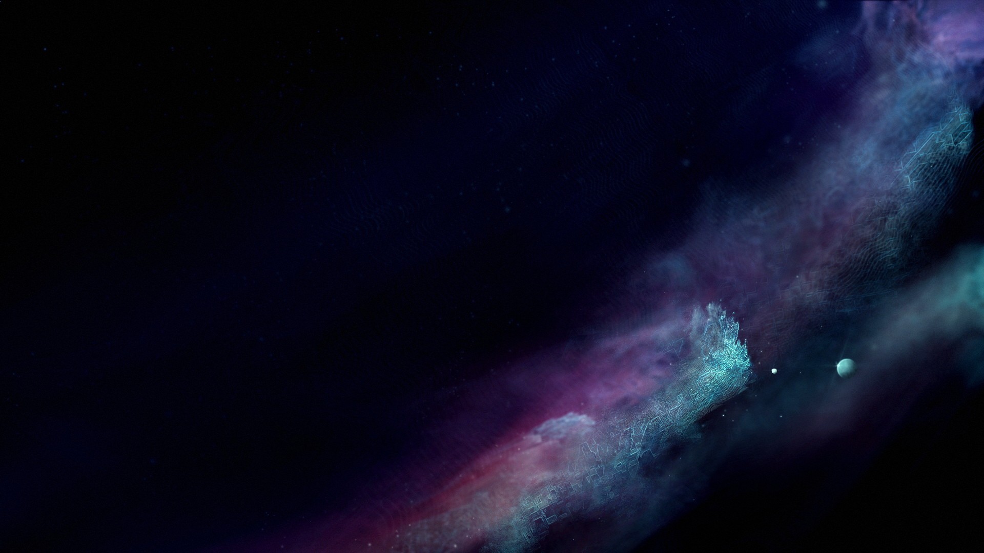 Space Stars Nebula Digital Art Space Art 1920x1080