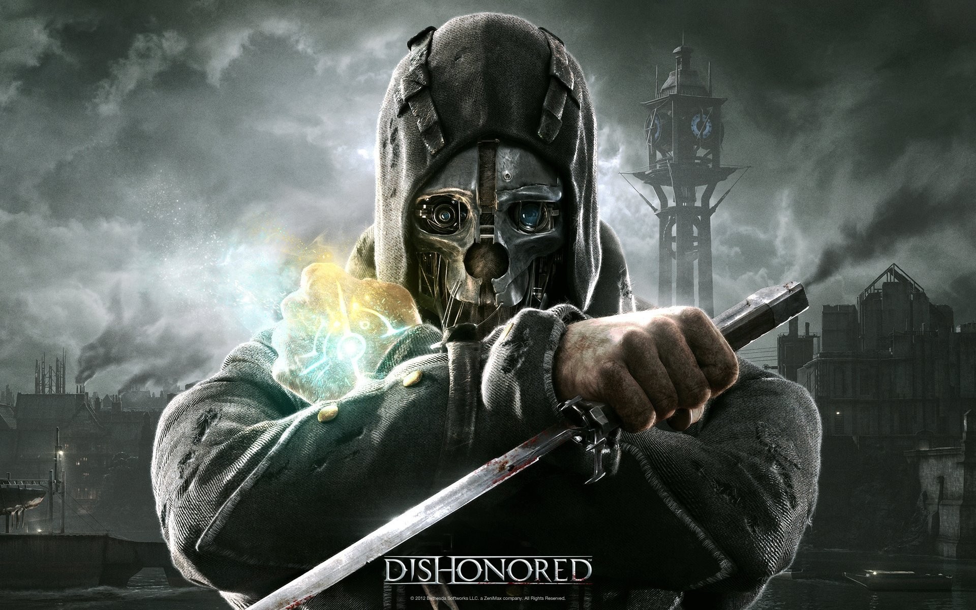 Dishonored Corvo Attano Video Game Art 2012 Year Video Game Heroes 1920x1200