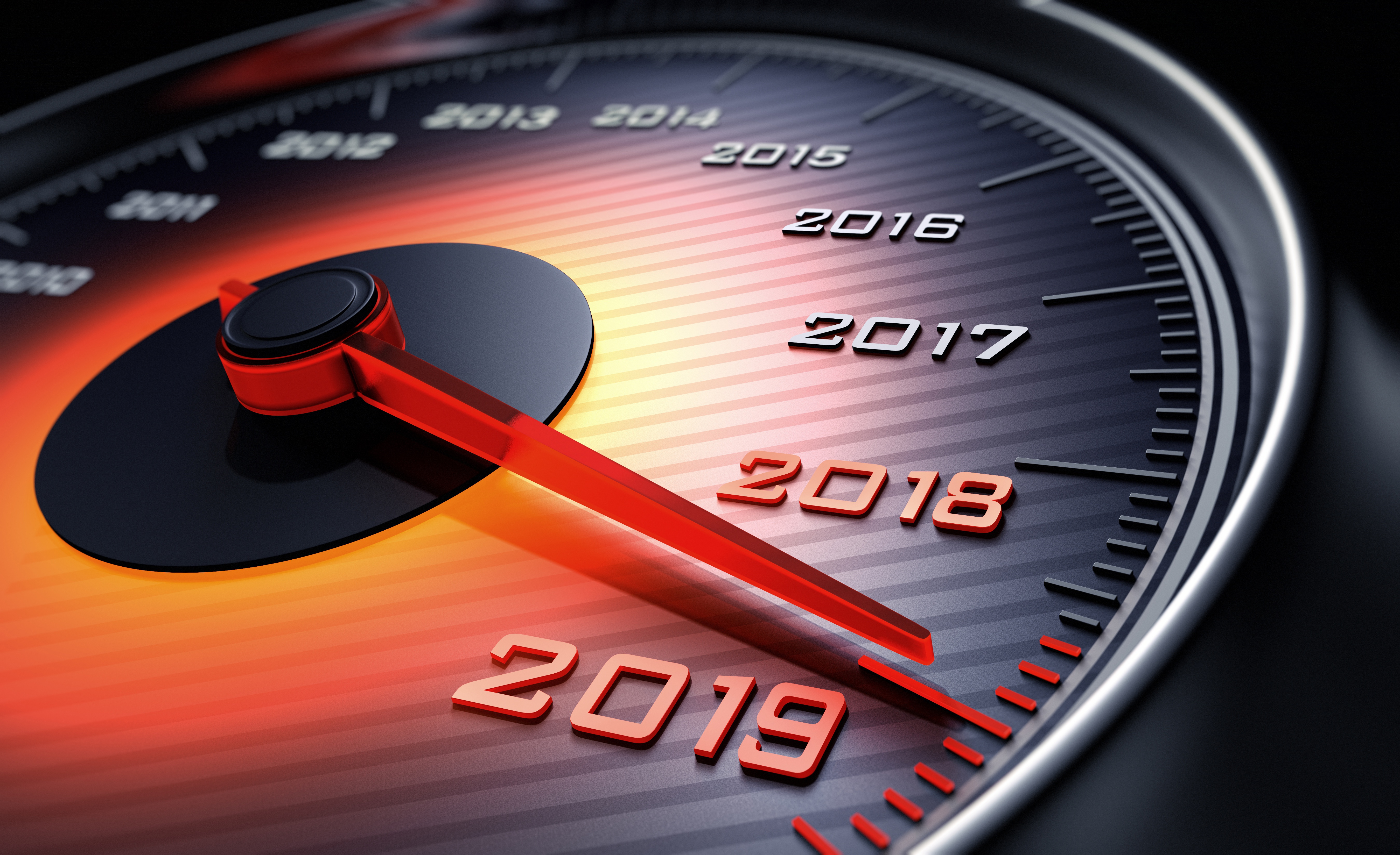 Speedometer 2019 Year Numbers 5400x3300