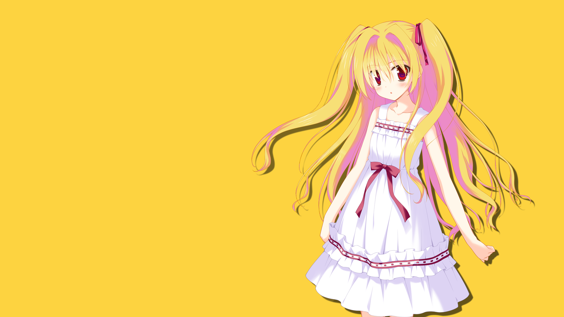 Colorful Anime Anime Girls Long Hair Blonde 1920x1080