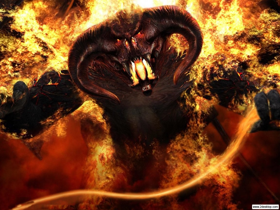 Balrog The Lord Of The Rings Fantasy Art Demon 1152x864