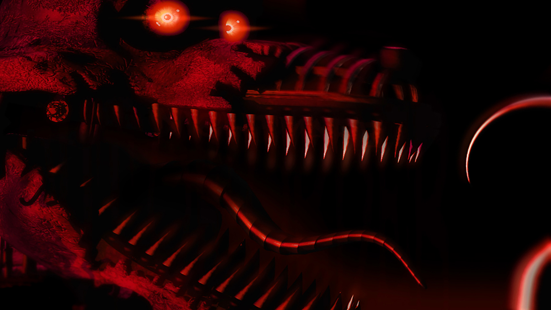 Scary Foxy Five Nights At Freddys Five Nights At Freddys Nightmare Foxy Five Nights At Freddys 1920x1080