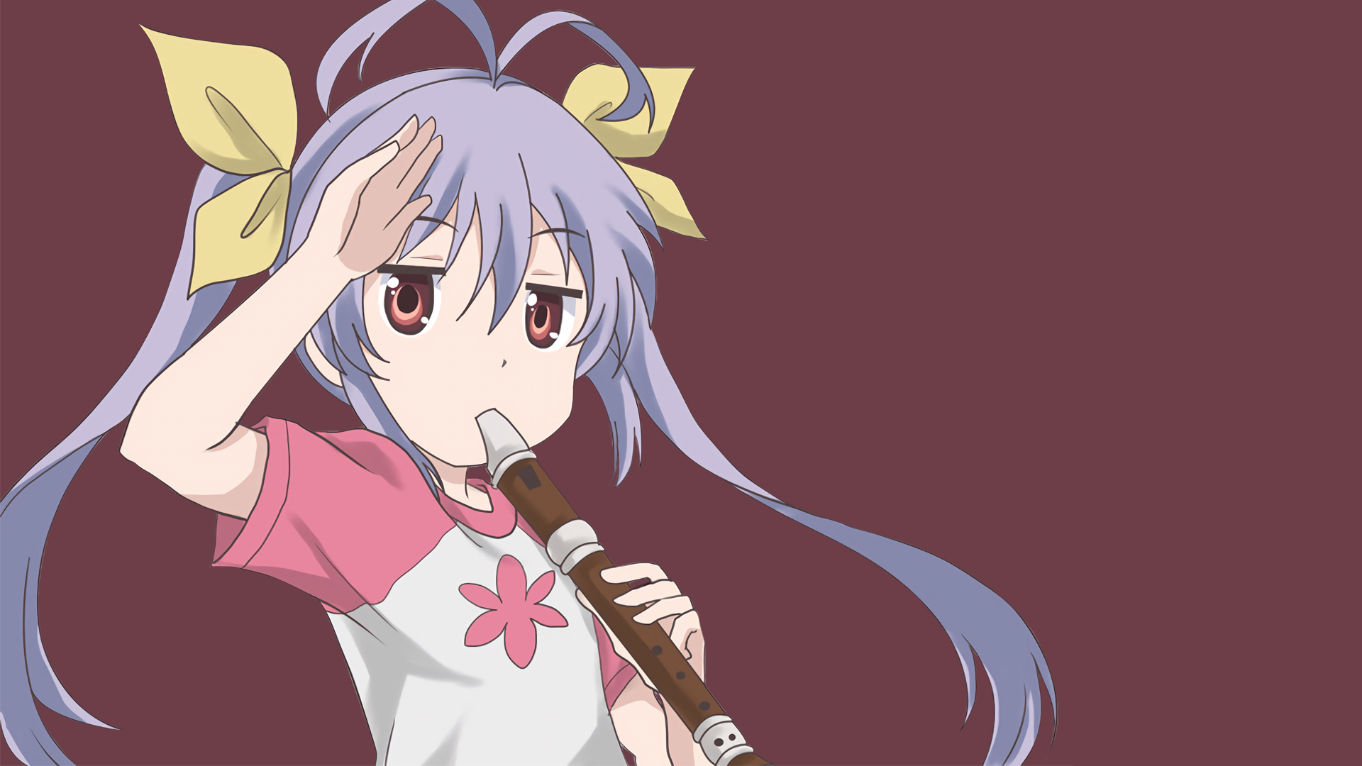 Miyauchi Renge Non Non Biyori Simple Anime Minimalism 1920x1080