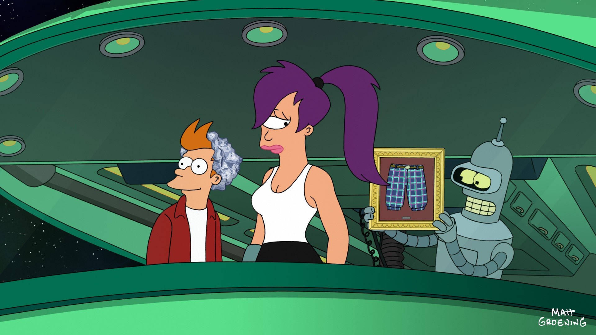 Futurama Bender Philip J Fry Turanga Leela 1920x1080