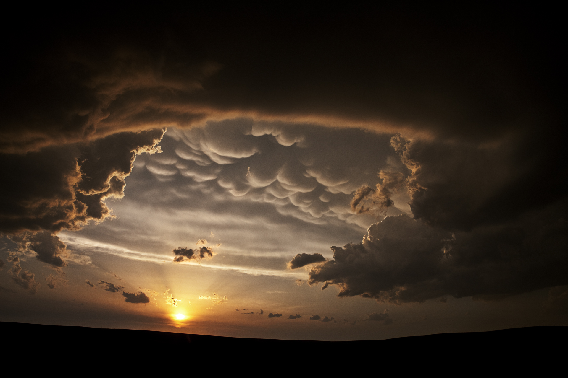 Nature Landscape Camille Seaman Clouds Horizon Photography Sun Evening Brown 1920x1280