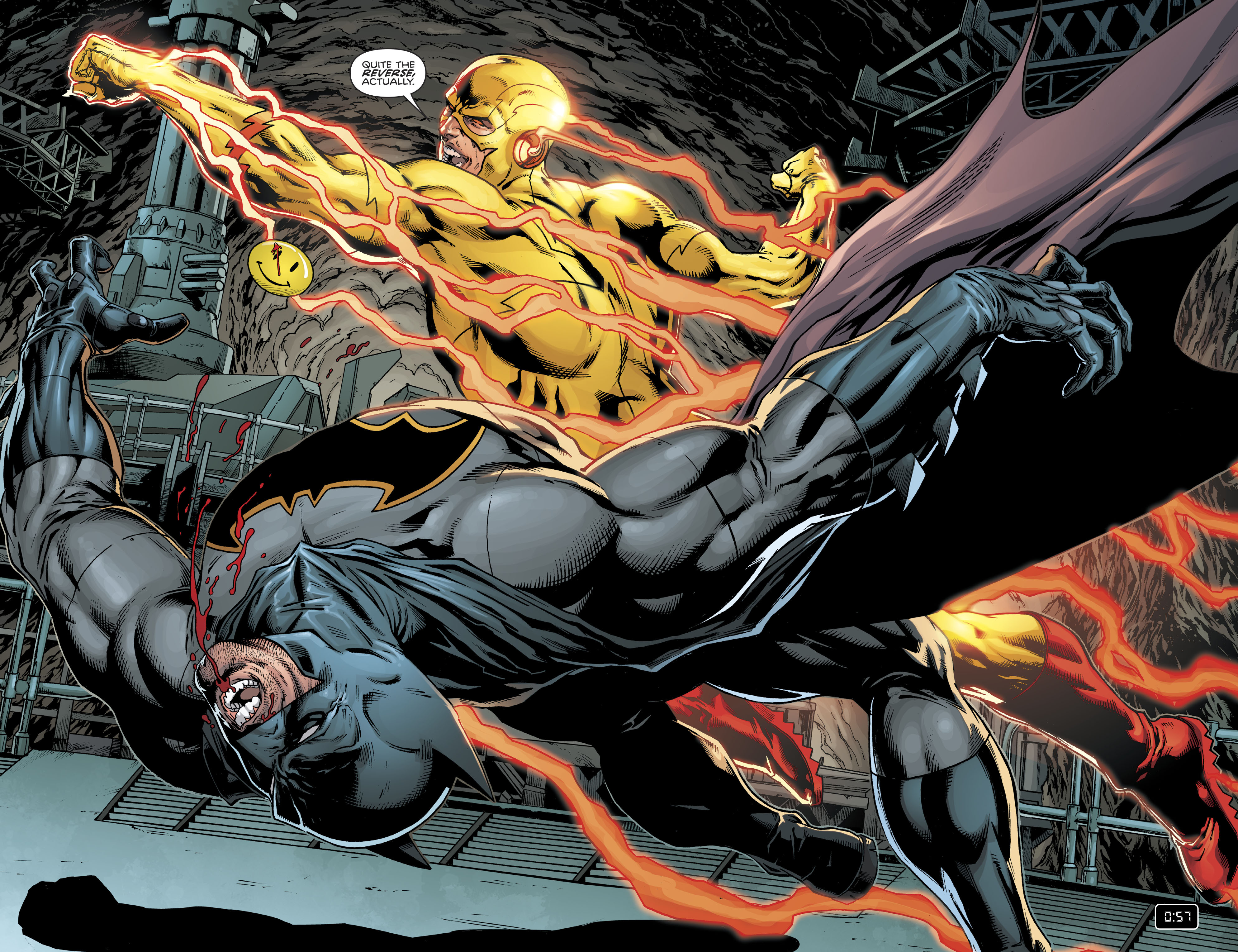 Batman Reverse Flash DC Comics 3975x3056