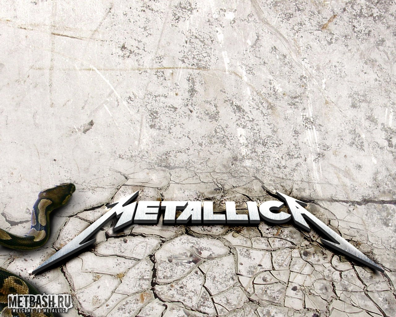 Metallica Heavy Metal Thrash Metal Band Logo Big 4 1280x1024