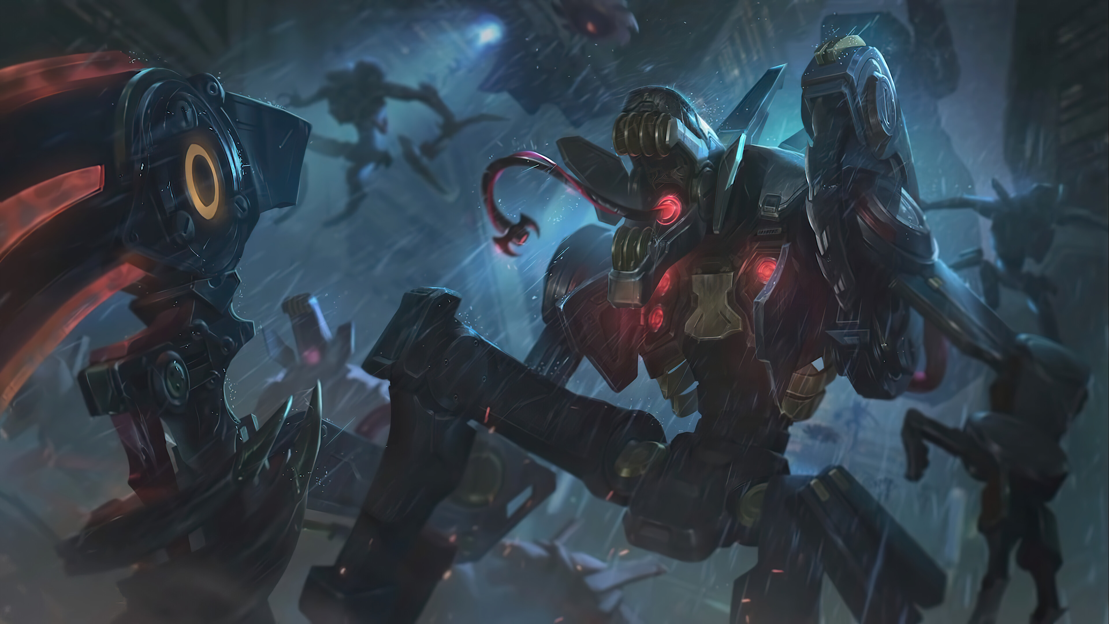 Fiddlesticks Robot League Of Legends Riot Games 3840x2160