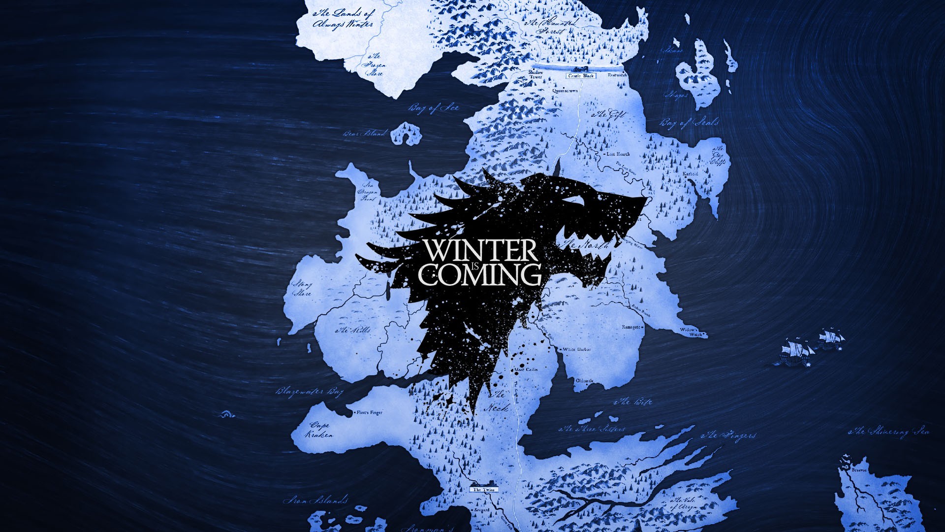 Game Of Thrones Map Winter Is Coming Game Of Thrones Winter Is Coming Logo 1920x1080