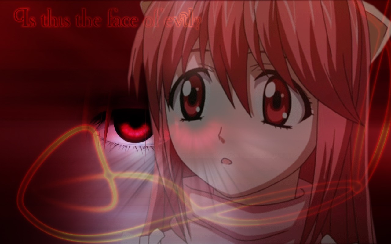 Elfen Lied Anime Anime Girls Pink Hair Red Eyes Nyu 1280x800