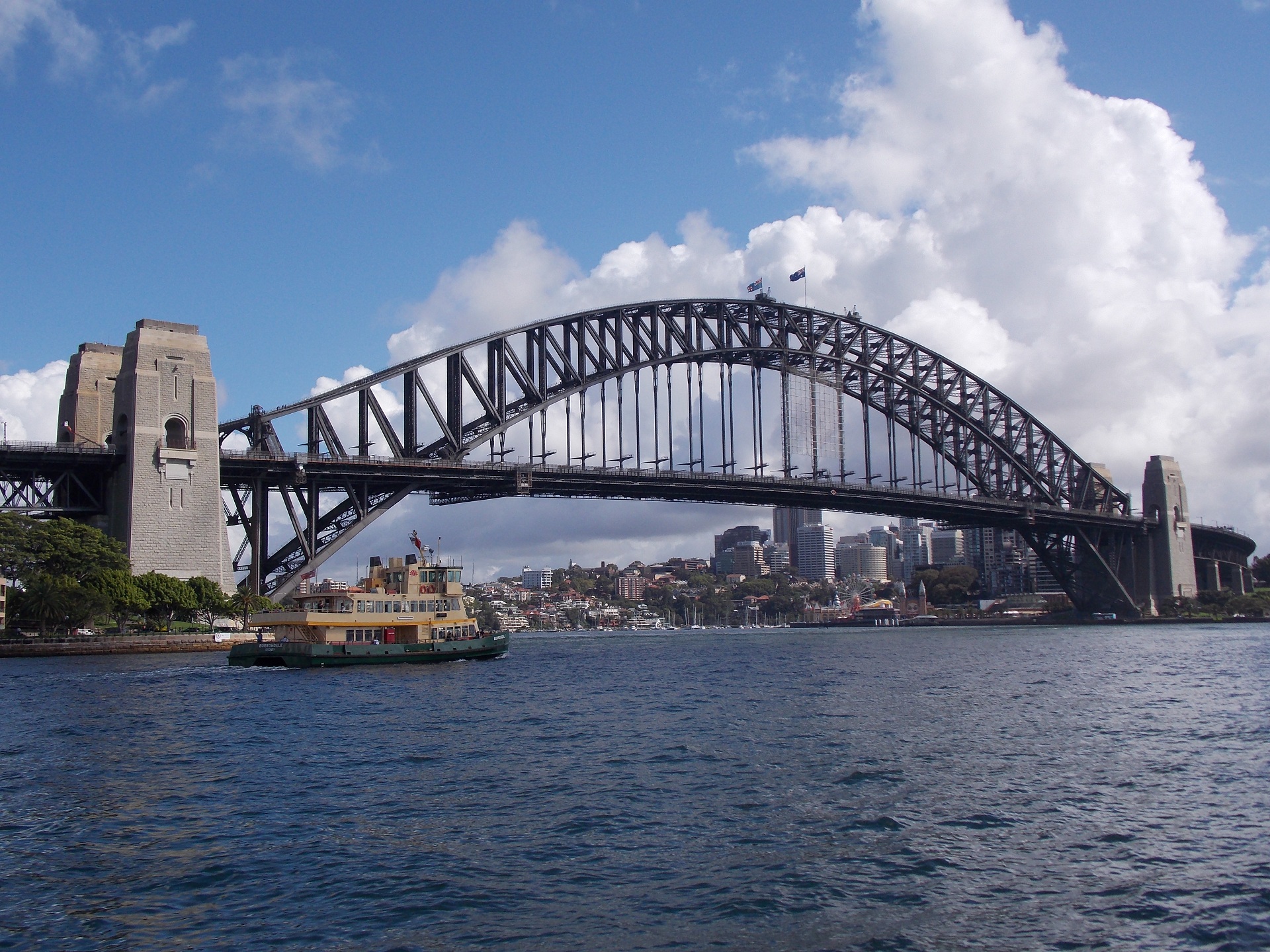 Sydney Australia Harbor Water Bridge Sydney Harbour Bridge Ferry 1920x1440