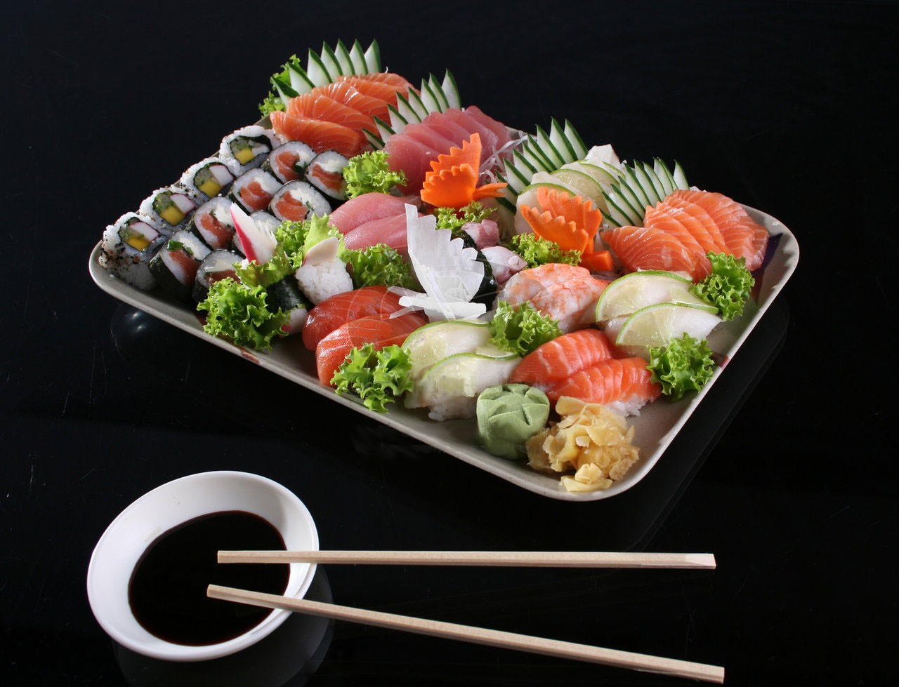 Food Sushi Sashimi 1280x979