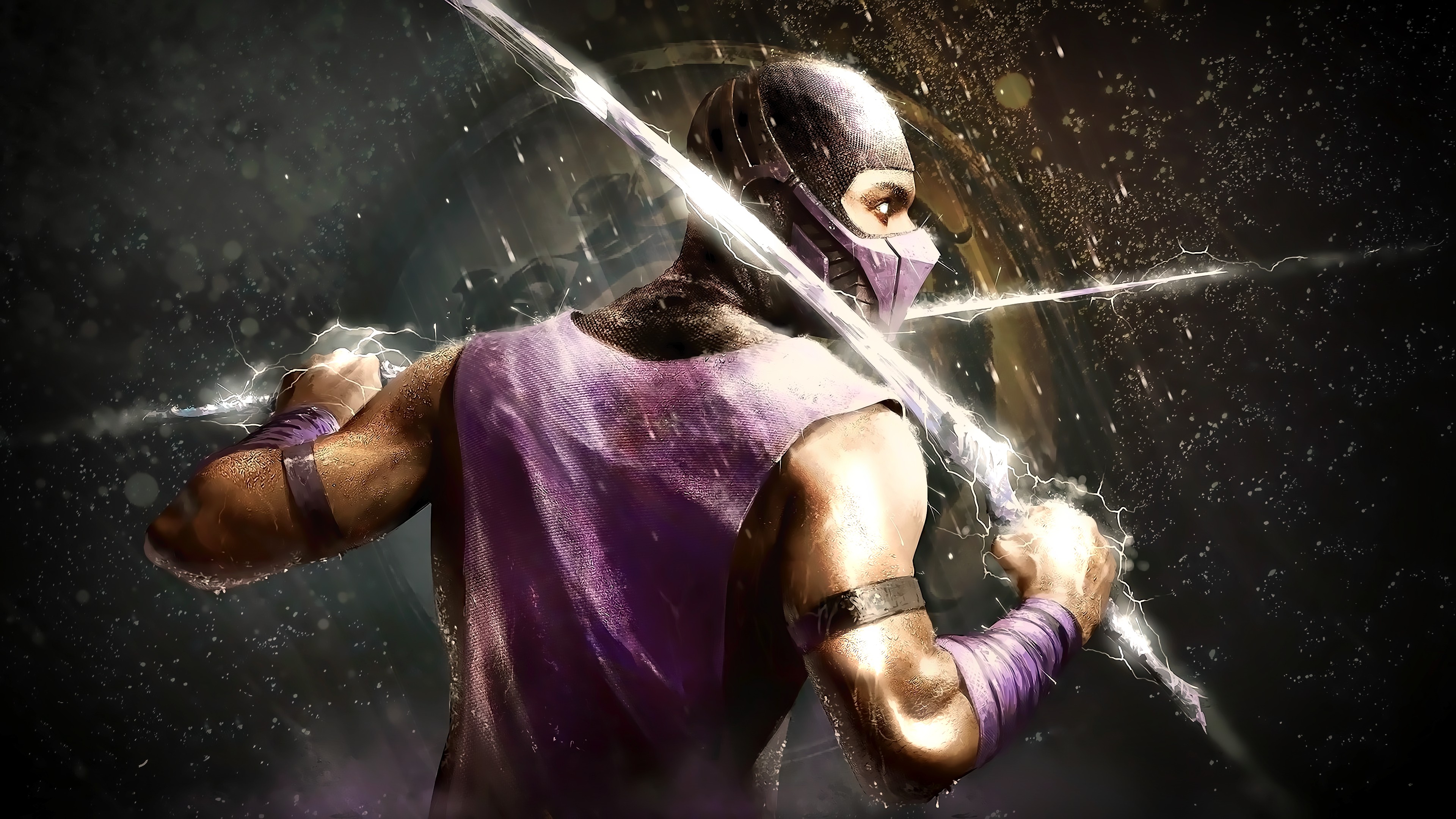 Mortal Kombat Rain Scorpion 3840x2160
