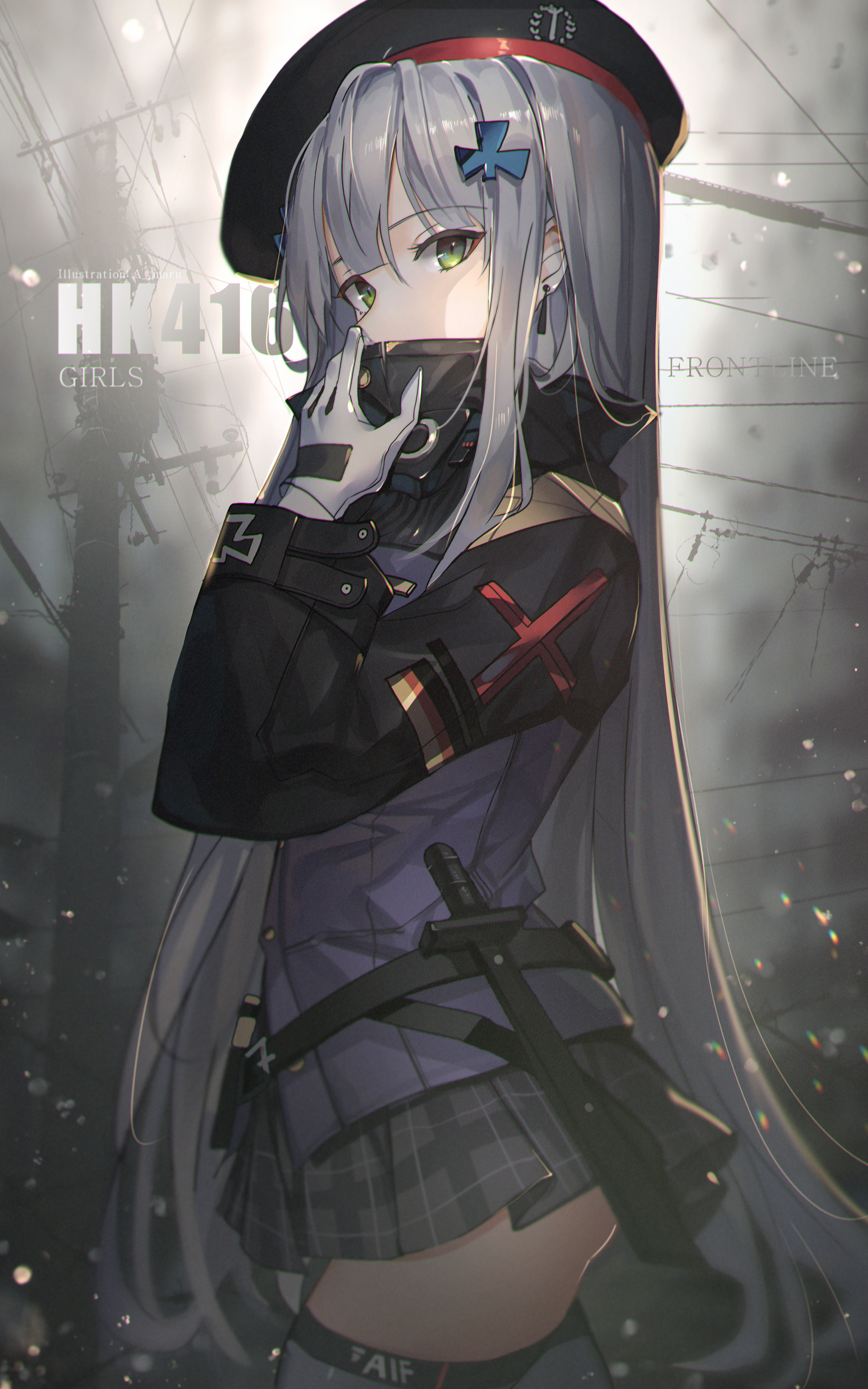 Anime Anime Girls Digital Art Artwork Portrait Display Vertical 2D Girls Frontline HK 416 2000x3200