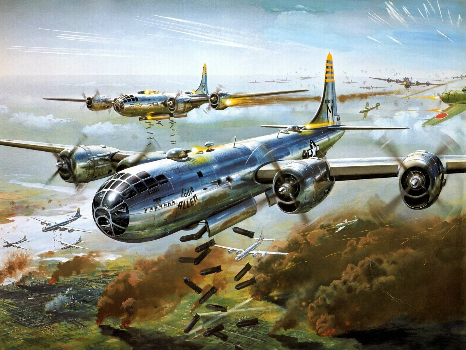 Military Boeing B 29 Superfortress 1600x1200