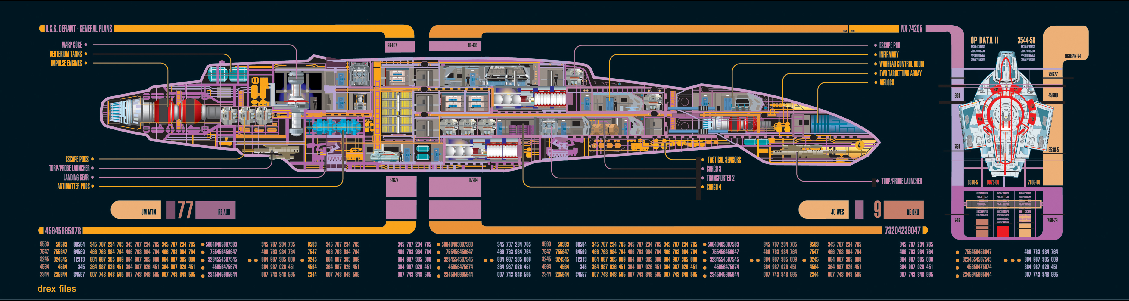 Star Trek Spaceship Star Trek Blueprints Blueprints 3750x1000