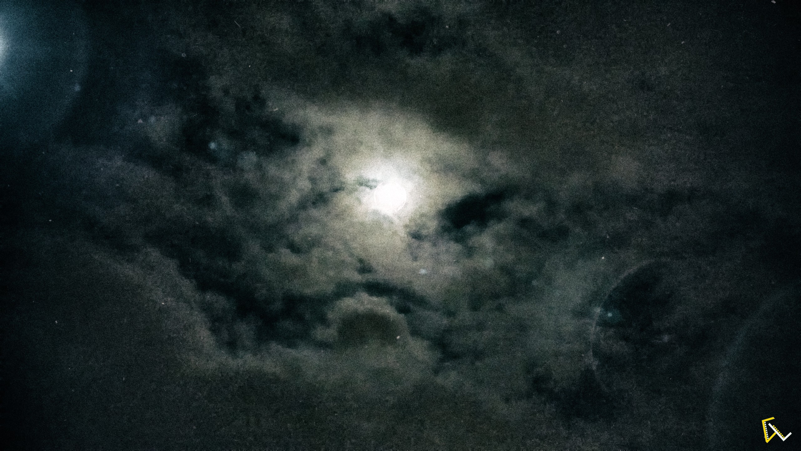 Moon Night Sky 2560x1440