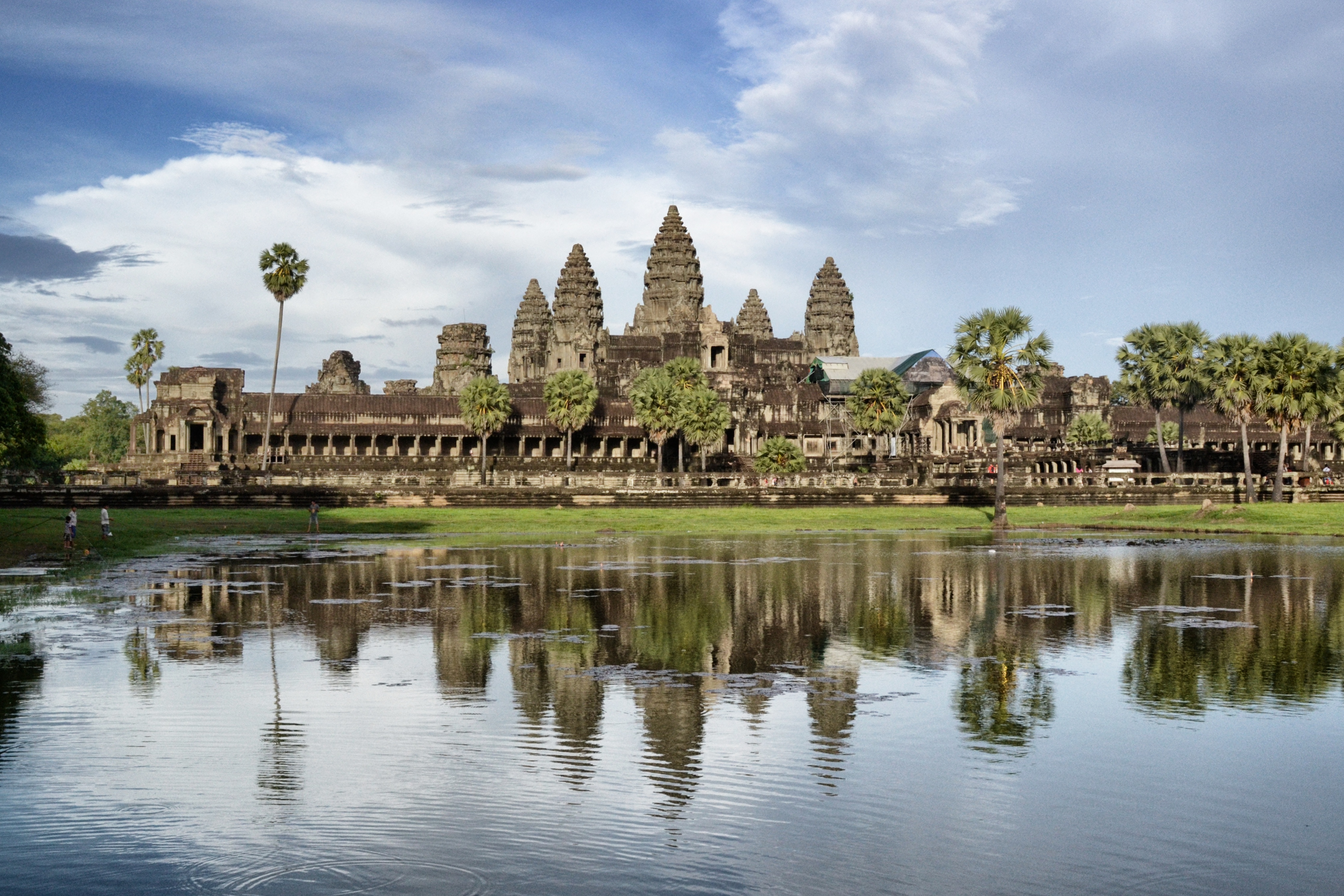 Angkor Wat Cambodia Historic Ruins Architecture Hinduism Temple 4470x2980